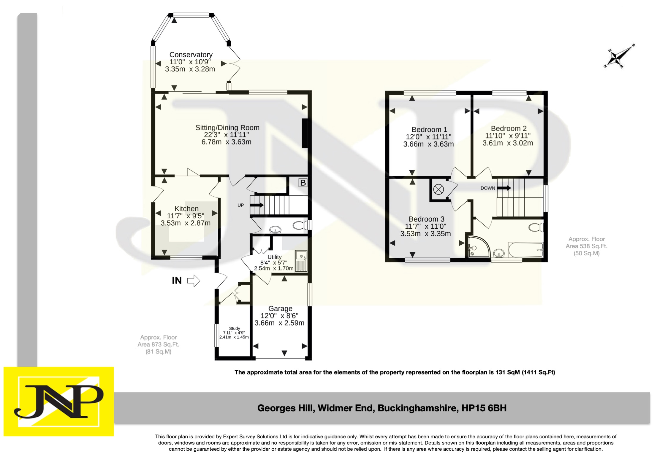 3 bed detached house for sale in Hill, Widmer End, High