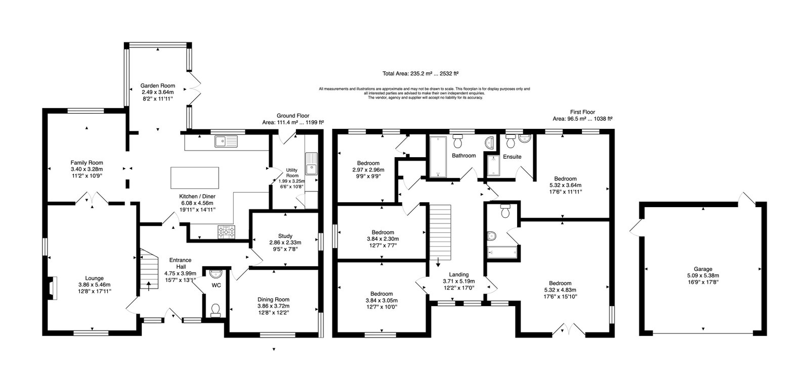 8, Sycamore Way, Nuneaton floorplan