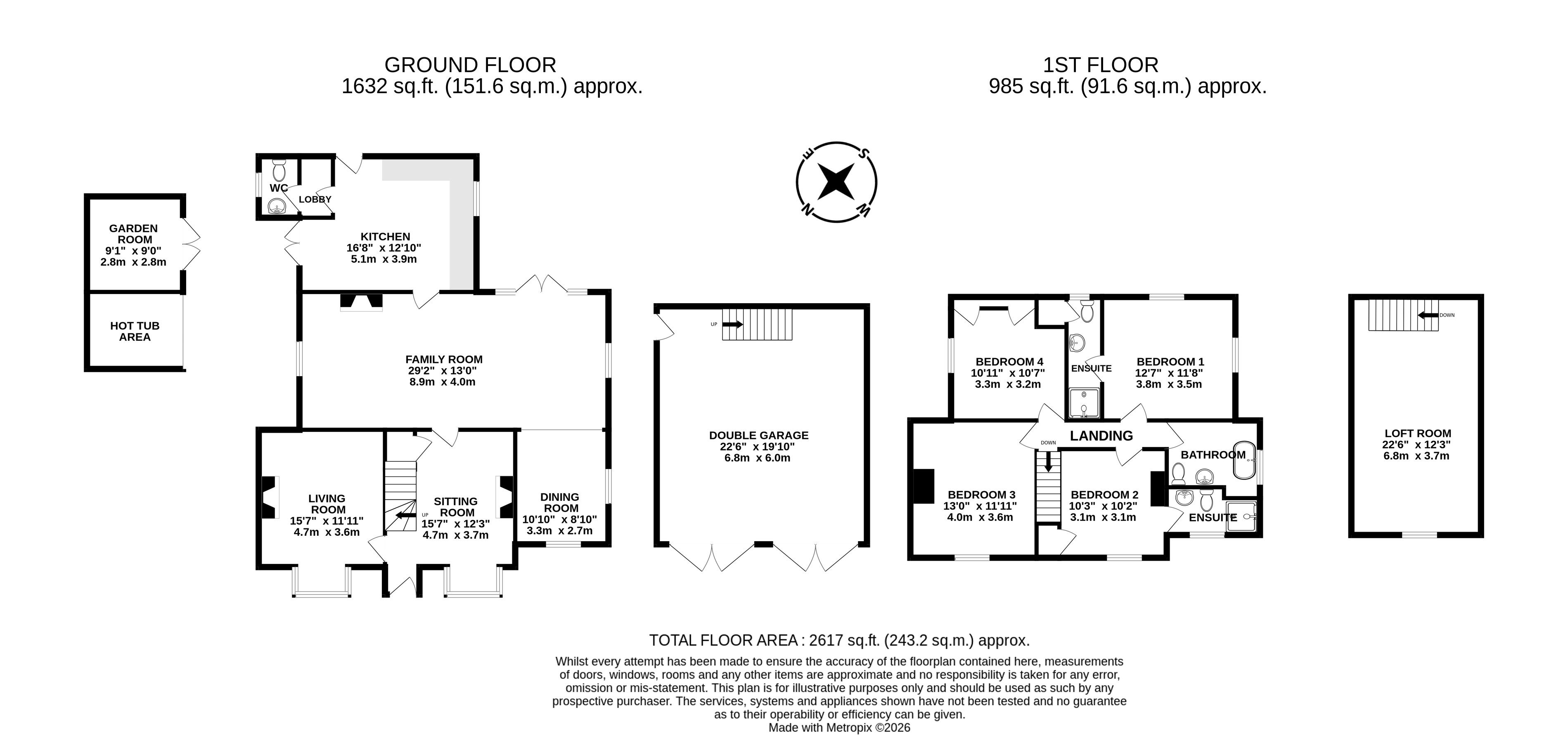 105, Maldon Road, Colchester floorplan