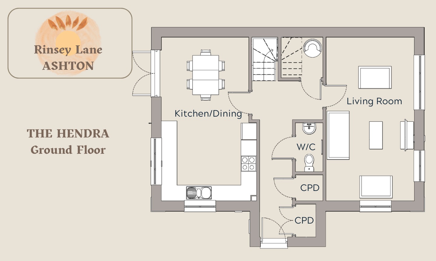 The Hendra, Tregembo Road, Helston floorplan