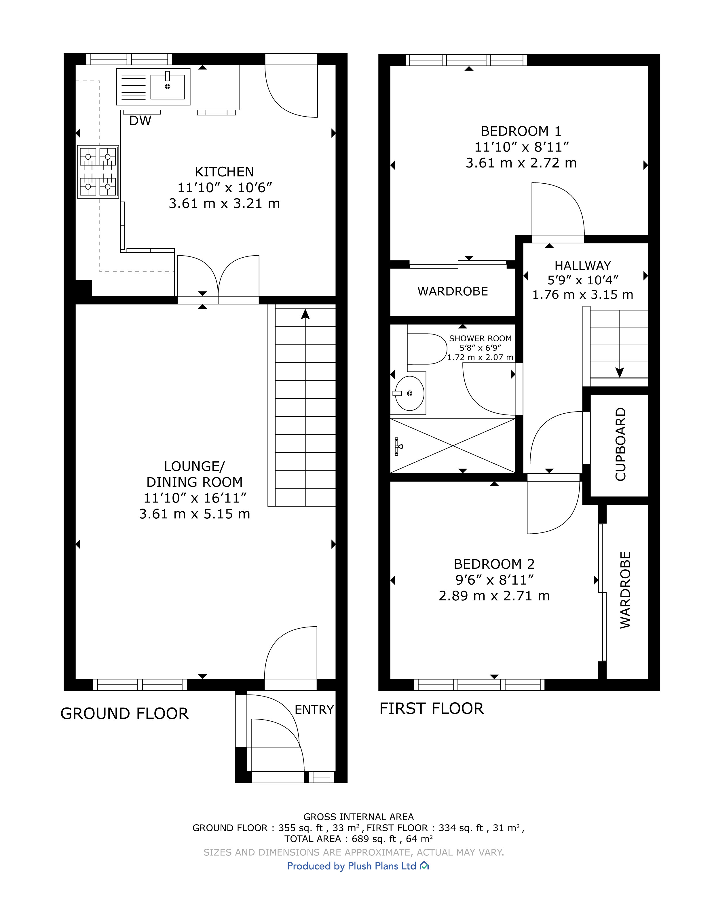 54, Bulldale Street, Glasgow, Glasgow floorplan