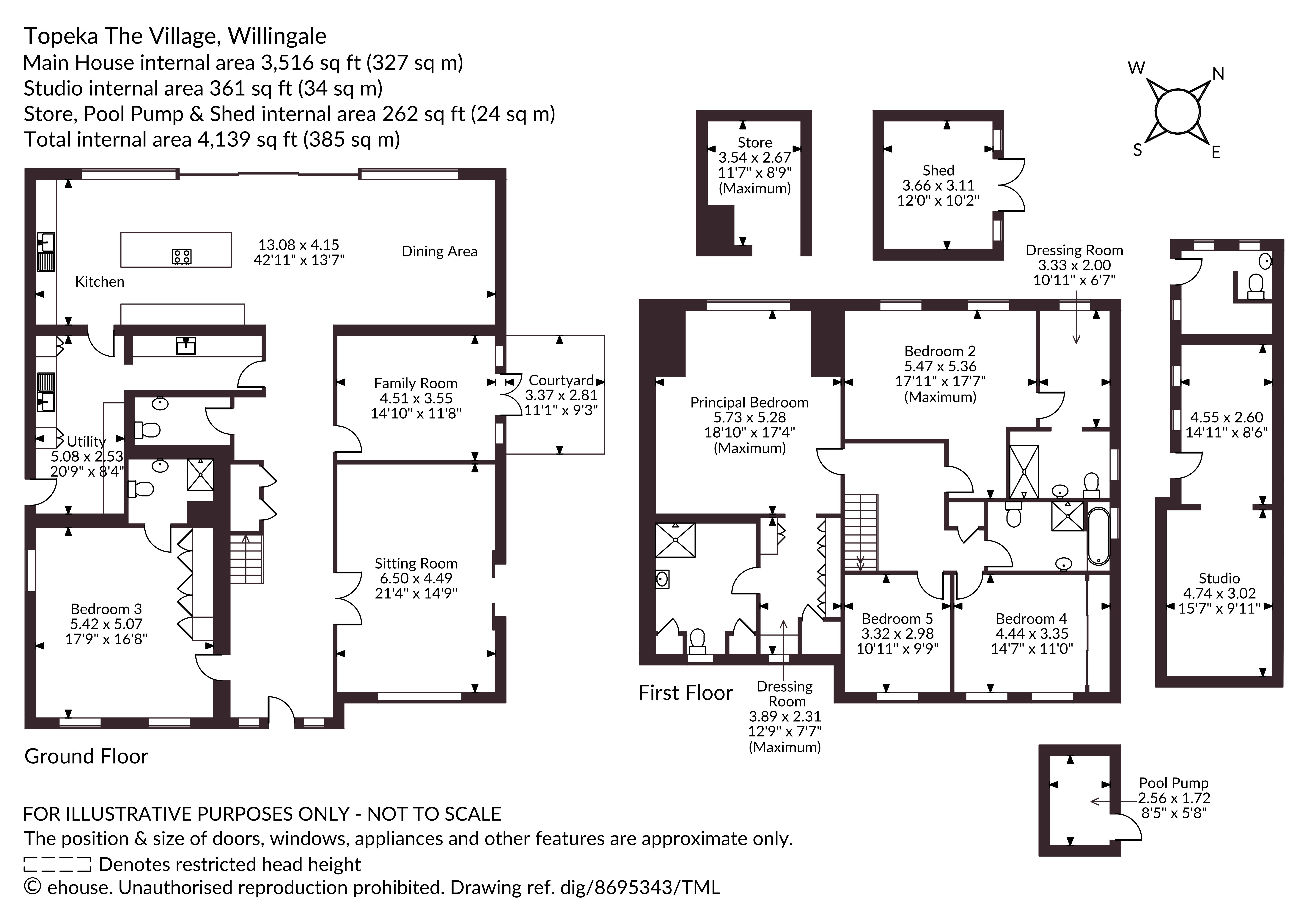 Topeka,, The Village, Ongar floorplan