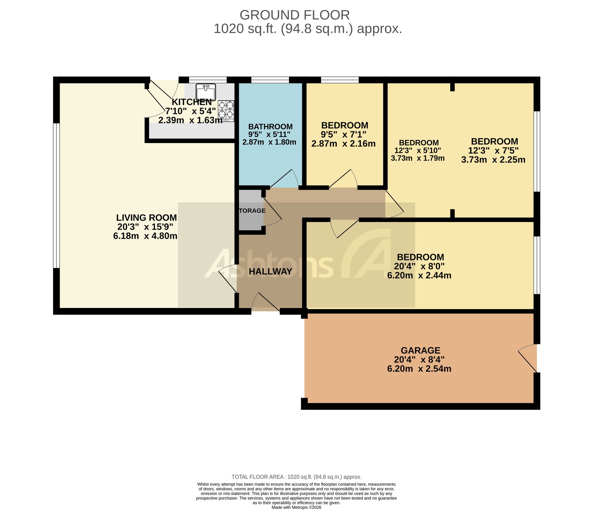 9 Linkside Avenue, Warrington floorplan