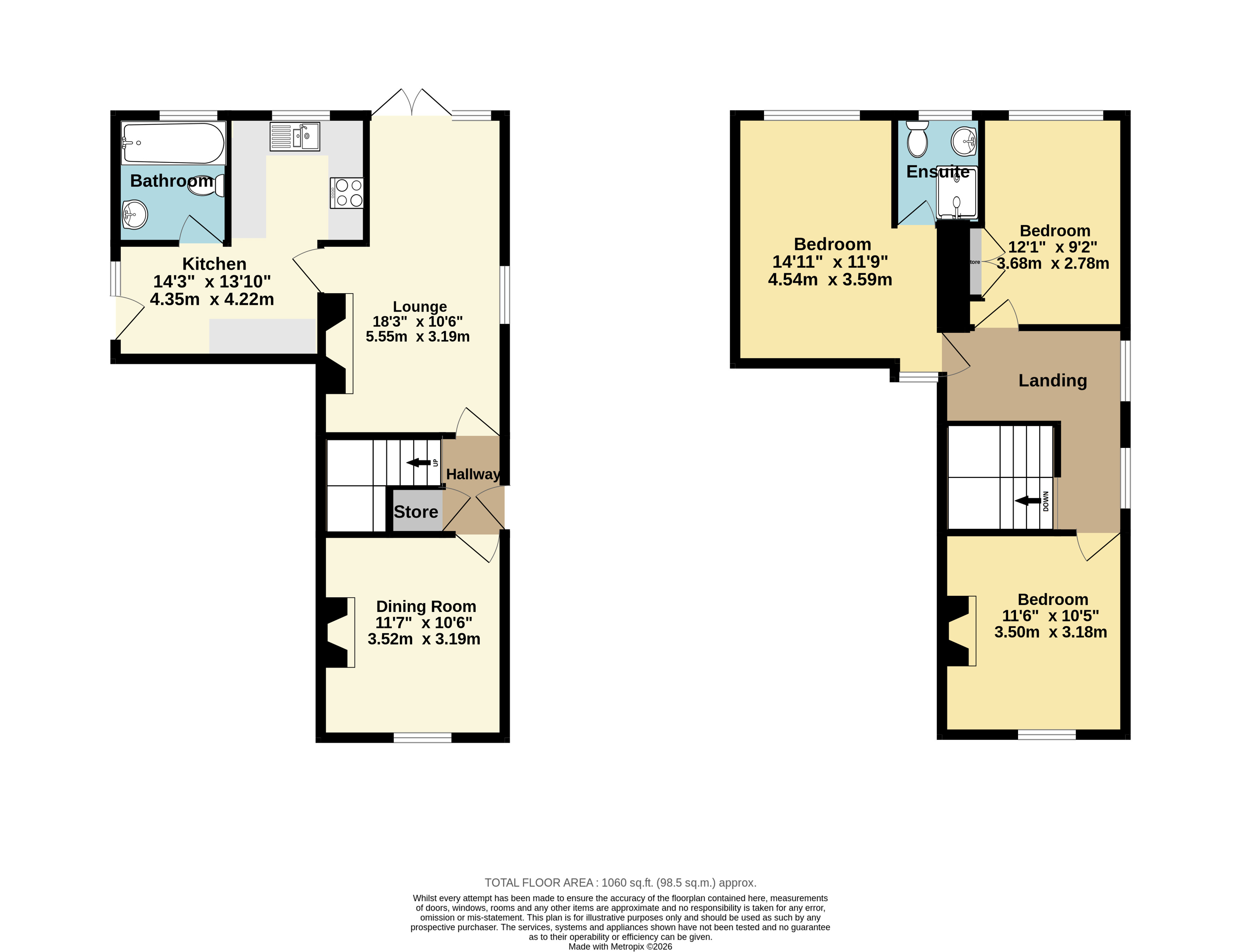 92, London Road, Sittingbourne floorplan