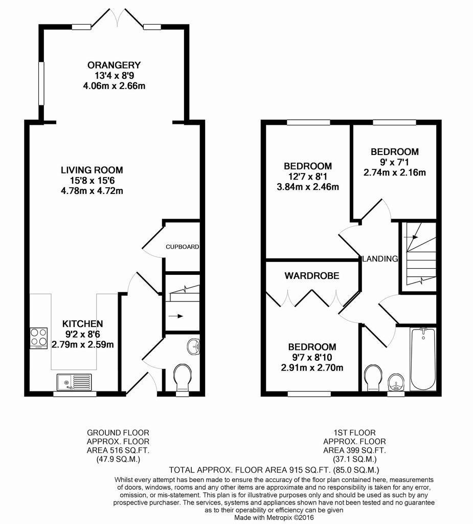 41, Bramley Way, Kings Hill floorplan