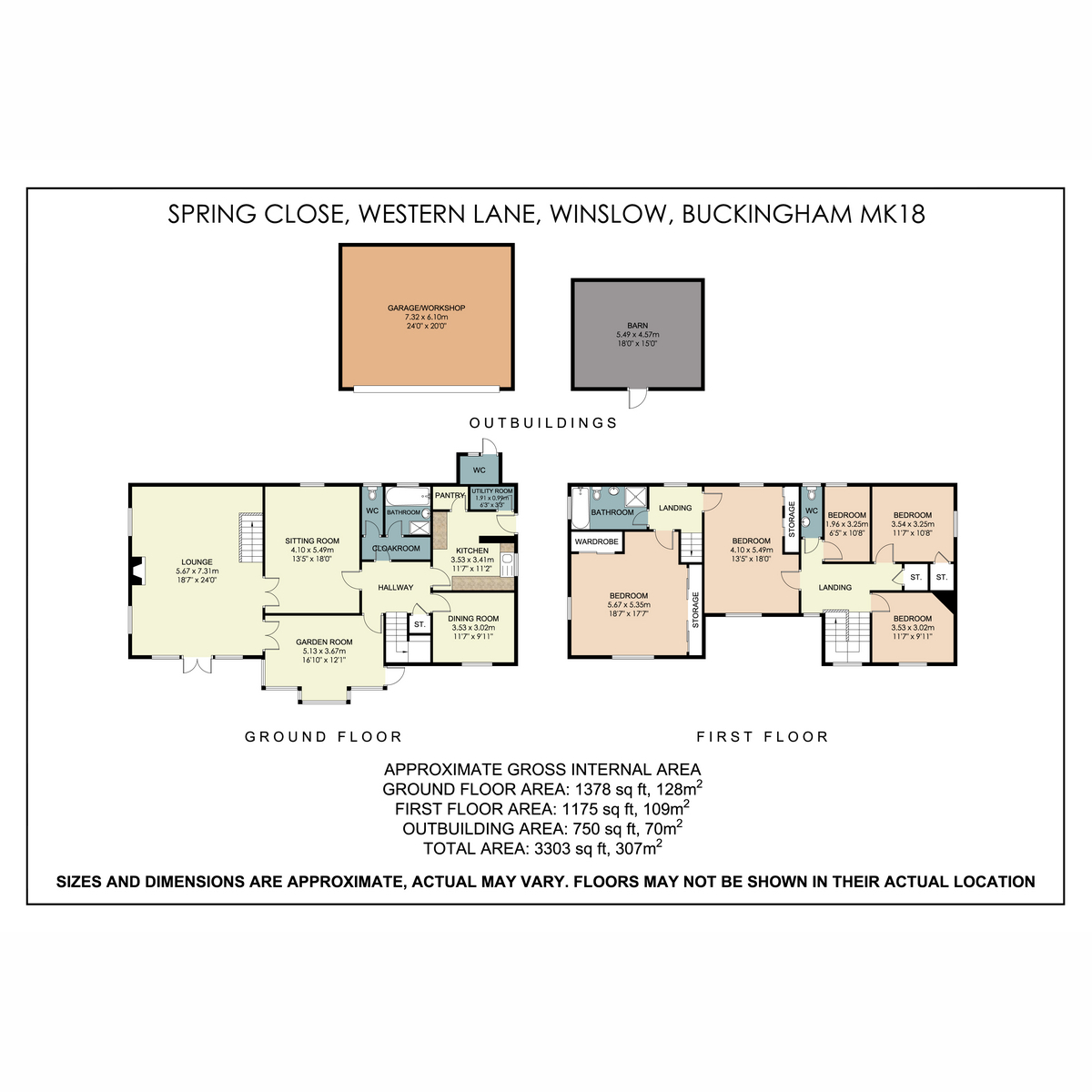 Spring Close, Western Lane, Buckingham floorplan