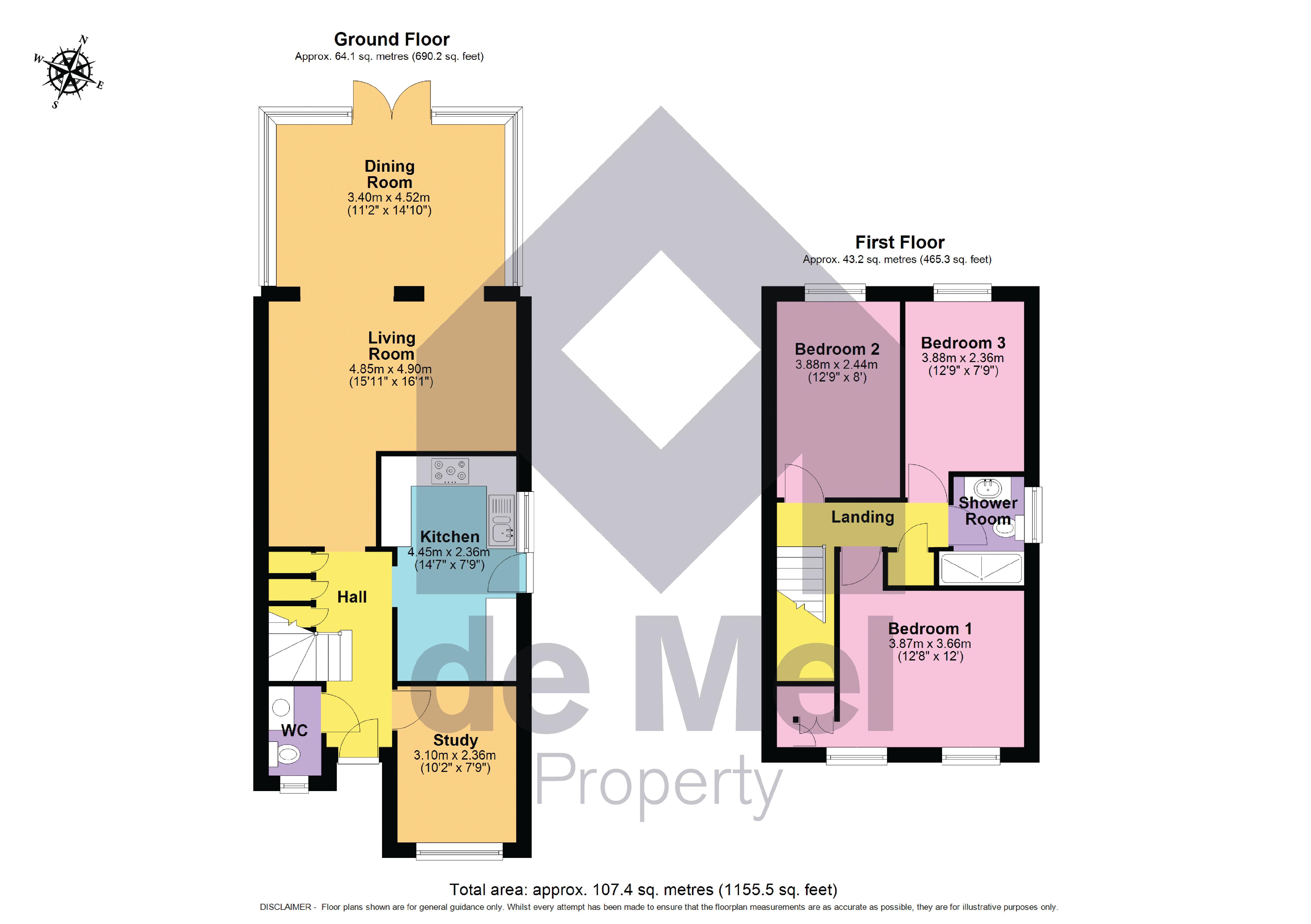 4, York Row, Cheltenham floorplan