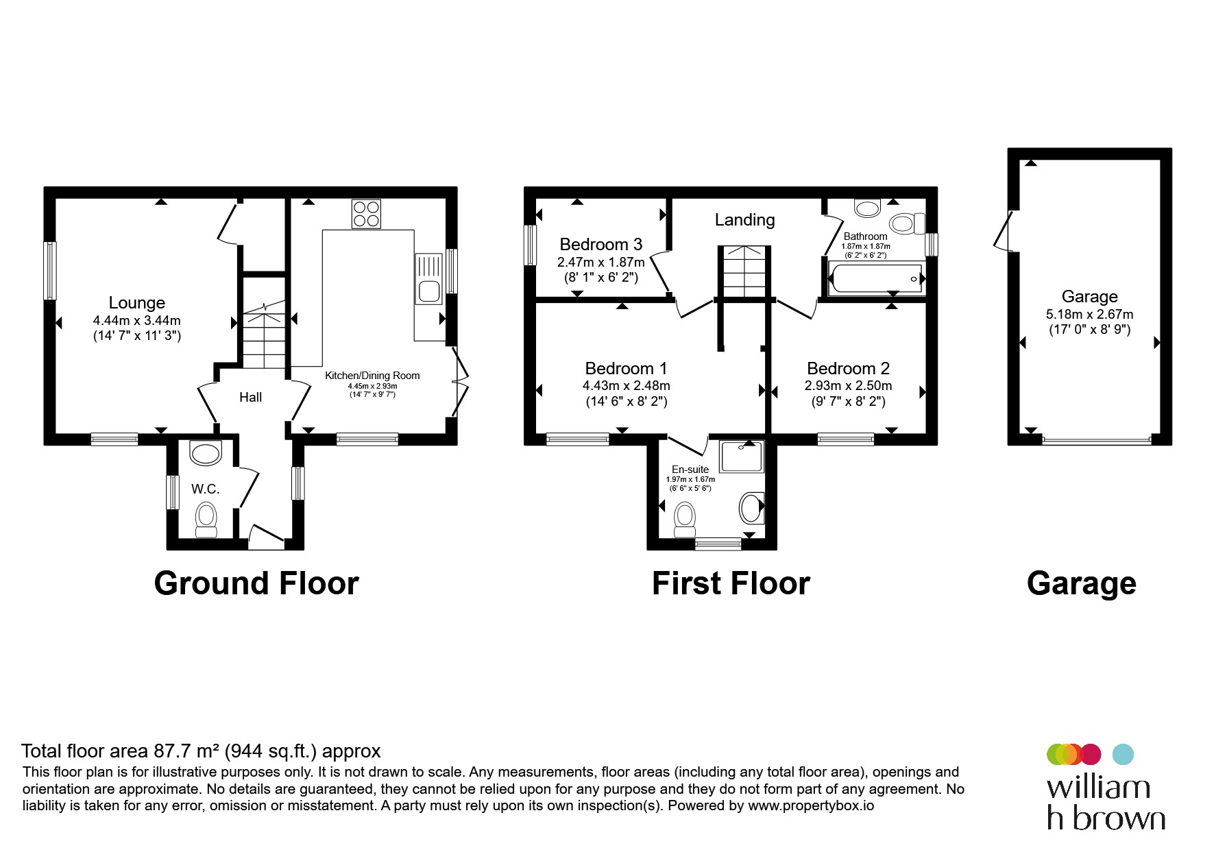27, Oak Tree Way, Knottingley floorplan