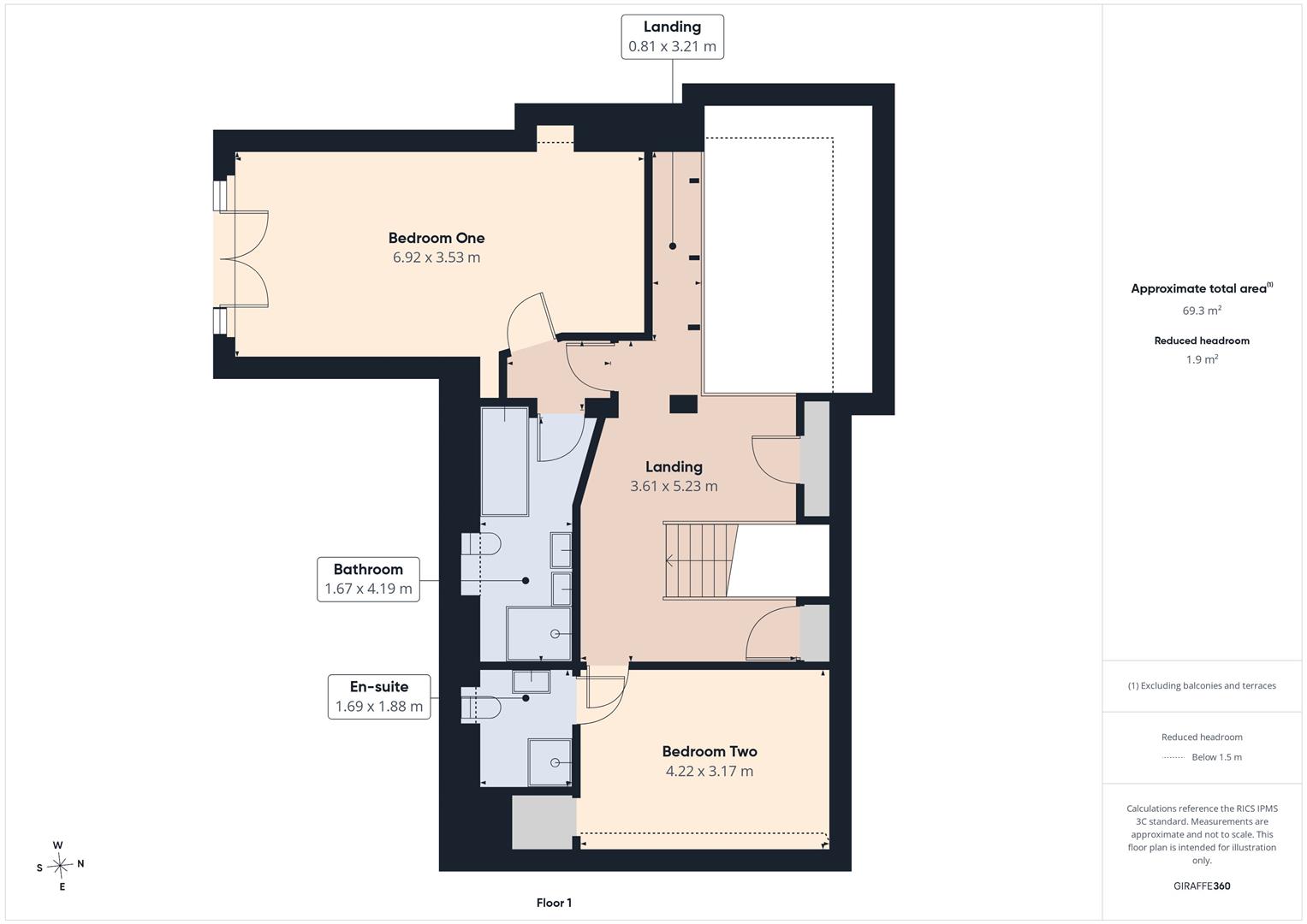 Ferns, Champernowne Crescenct, Ilfracombe floorplan