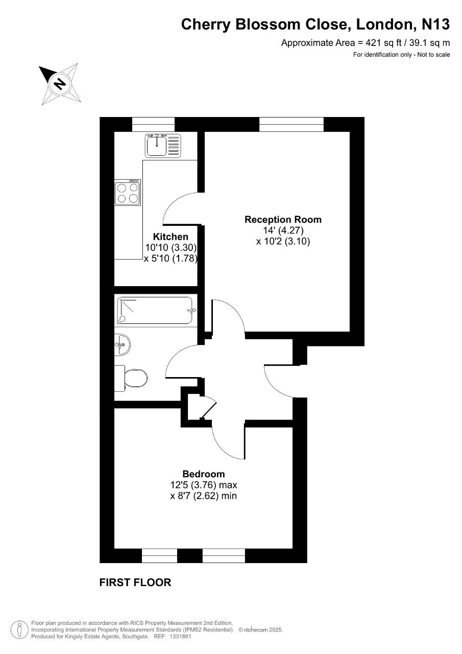 9, Cherry Blossom Close, London floorplan