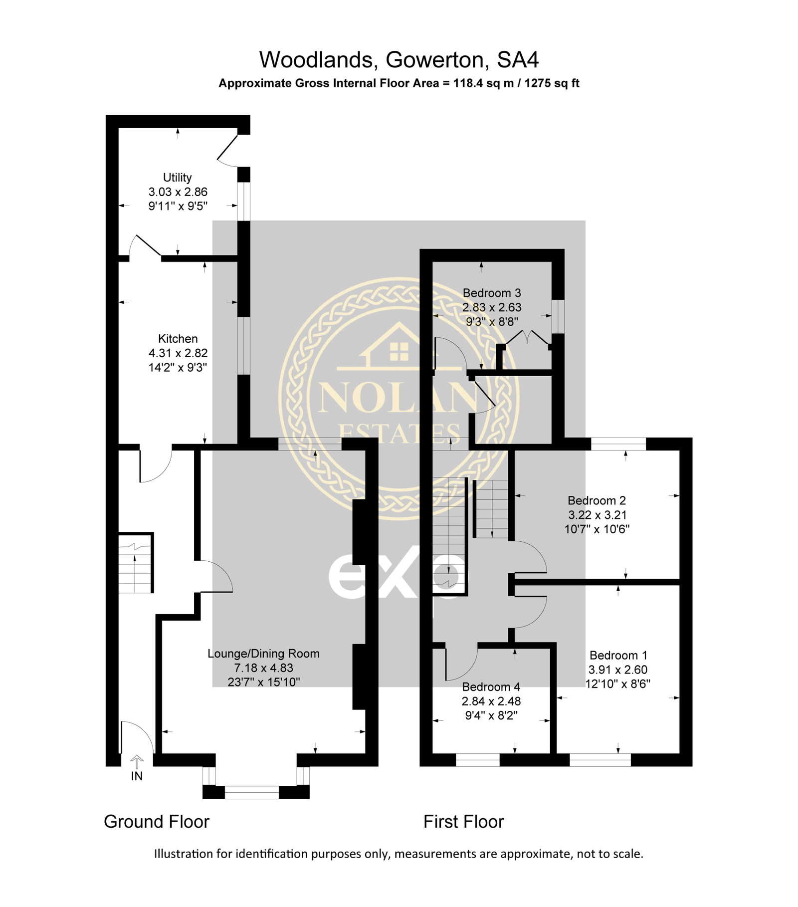 6, Woodlands, Swansea floorplan