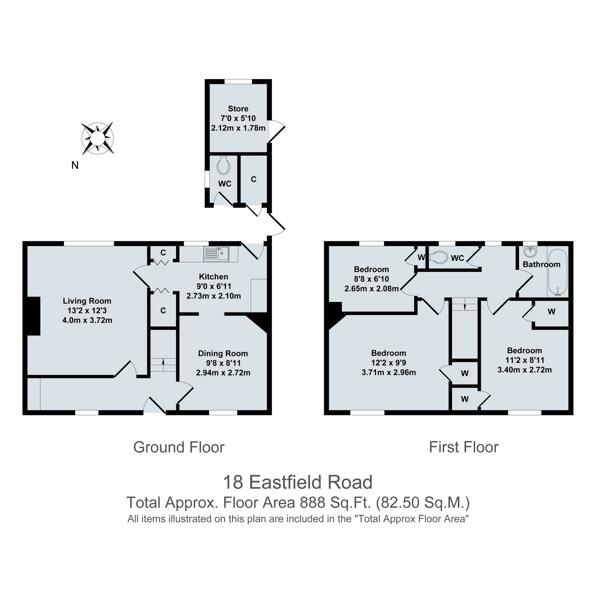 18, Eastfield Road, Witney floorplan