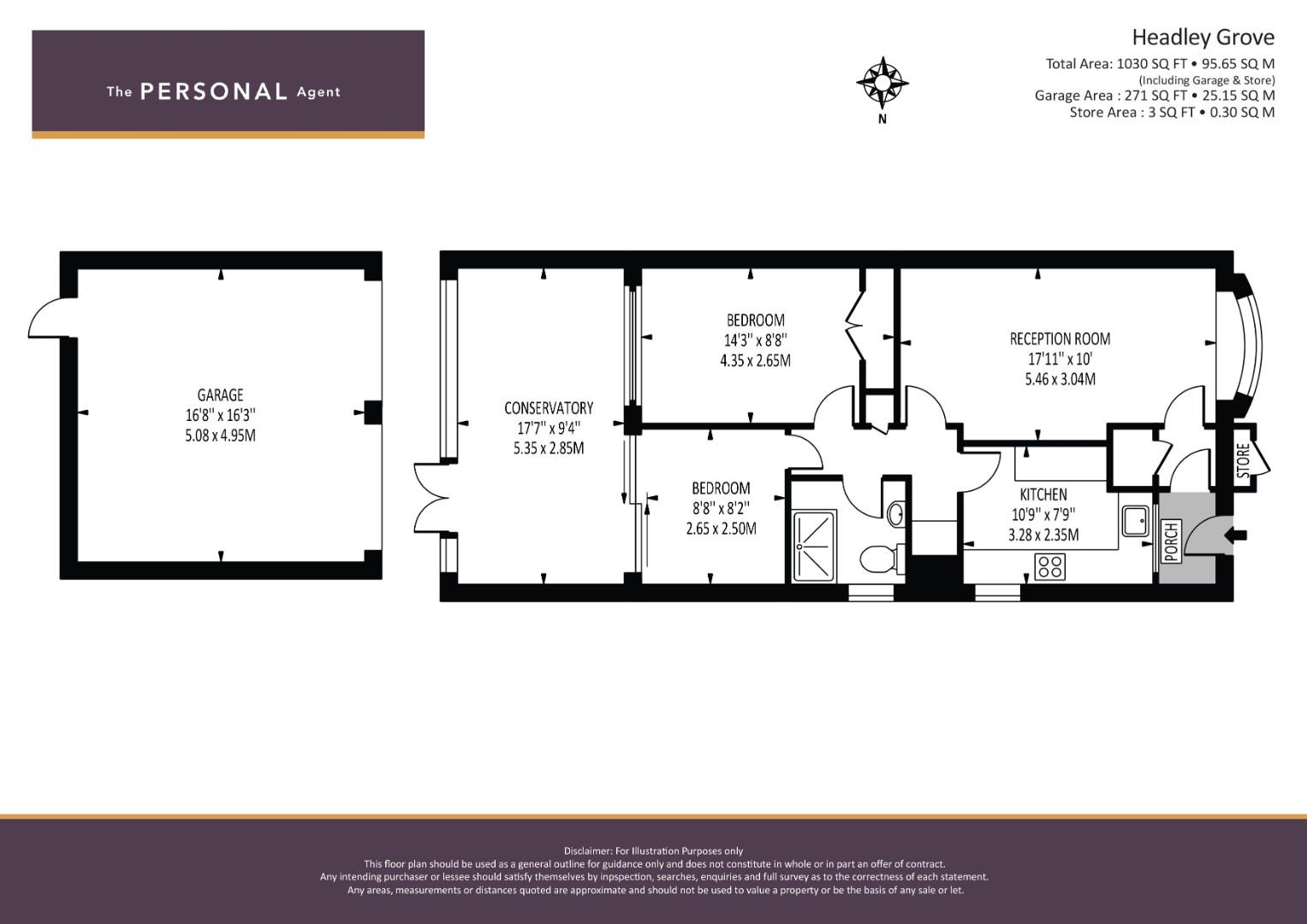 26, Headley Grove, Tadworth floorplan