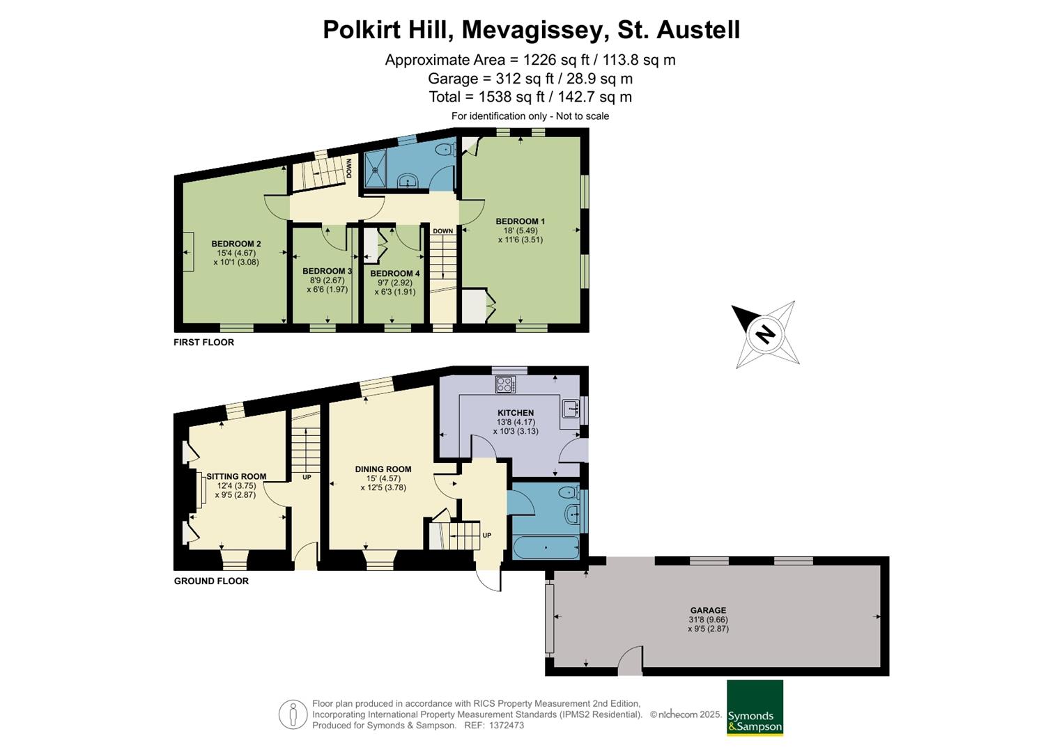 26, Polkirt Hill, St. Austell floorplan