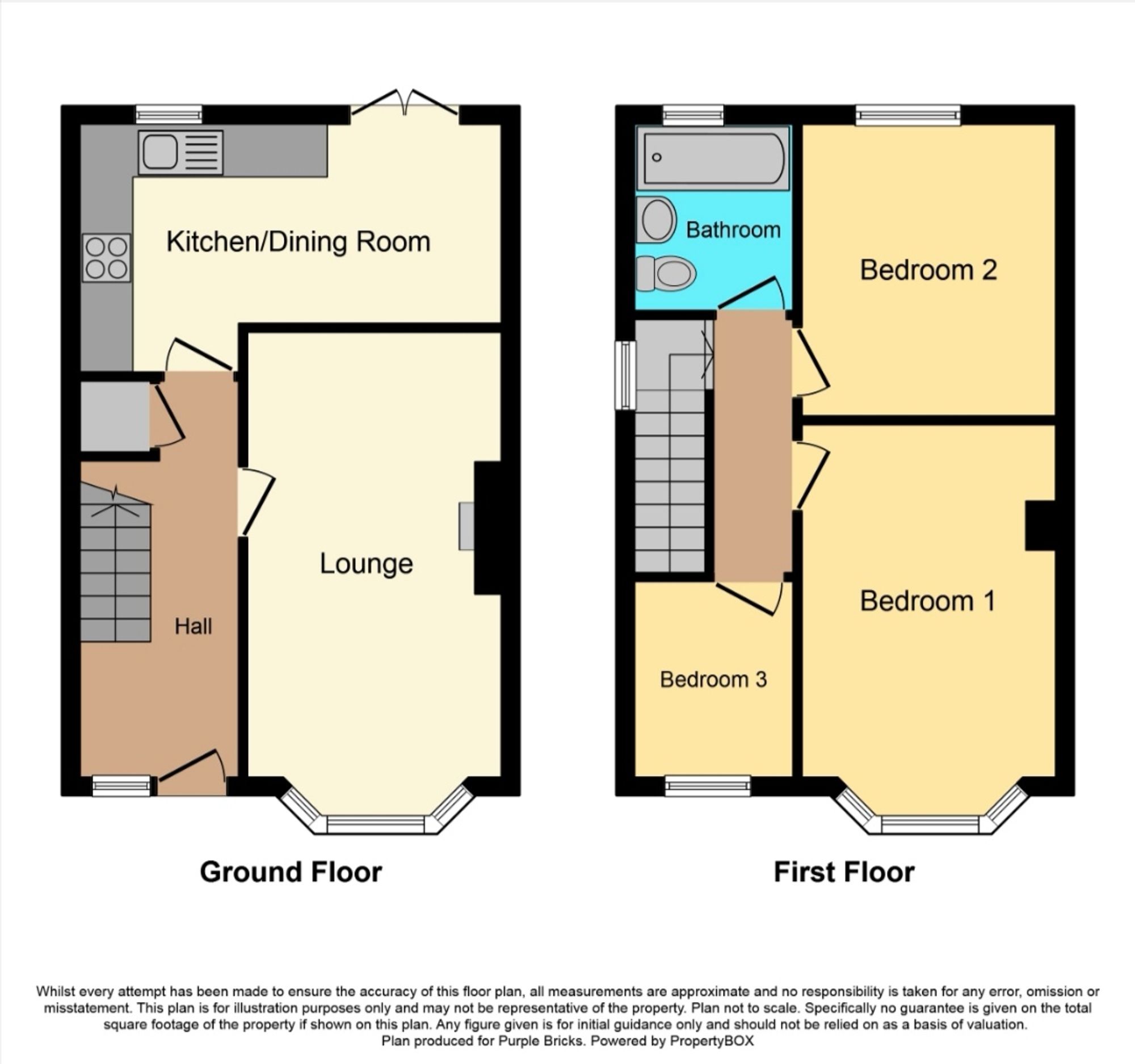 52, Elm Road South, Stockport floorplan