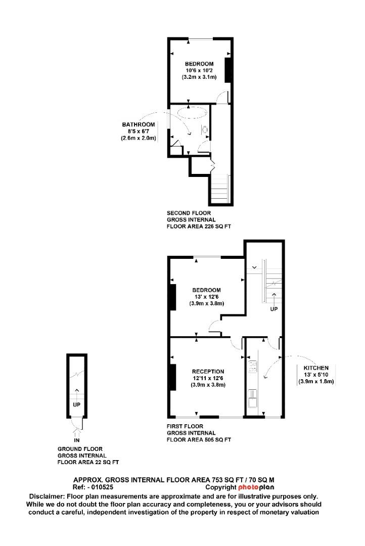 12Bb, Tredown Road, London floorplan
