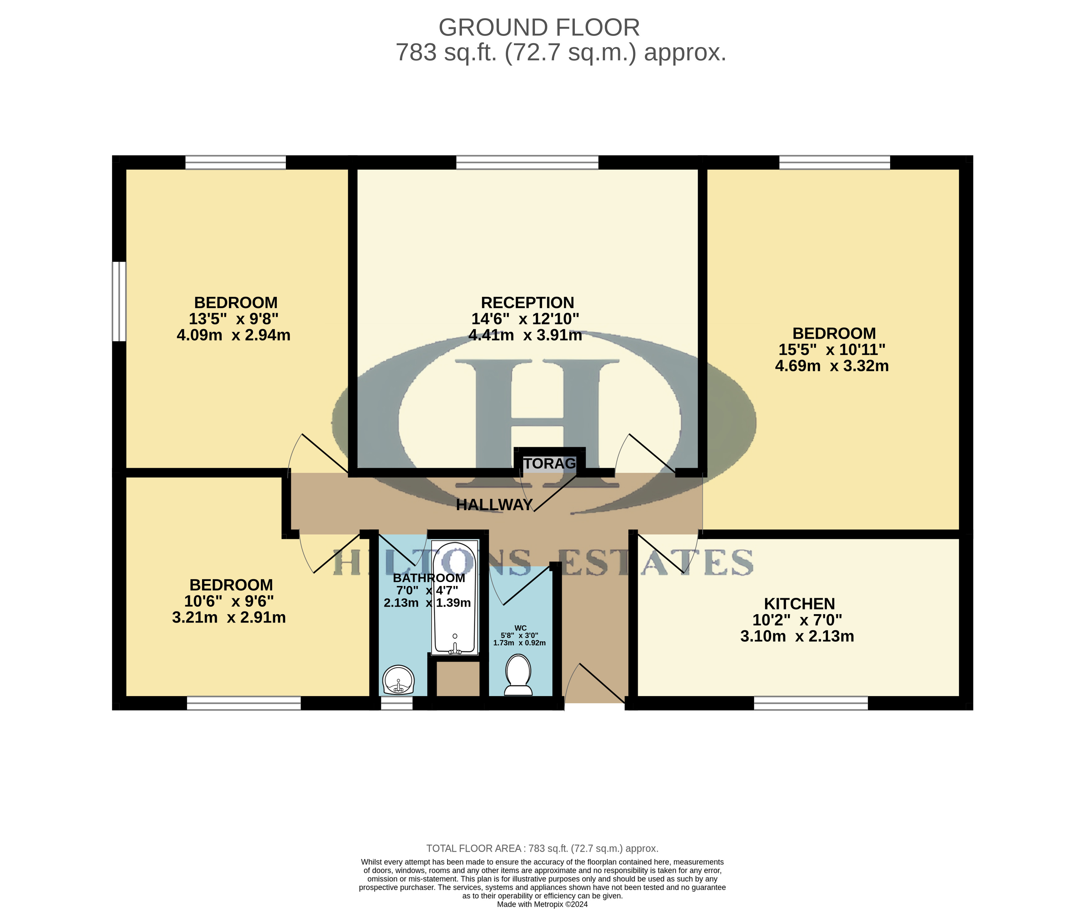 5 Garrods House, The Broadway, Southall floorplan