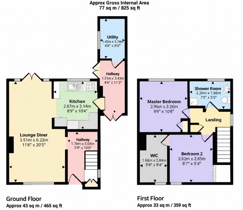 62, Cypress Grove, Swindon floorplan