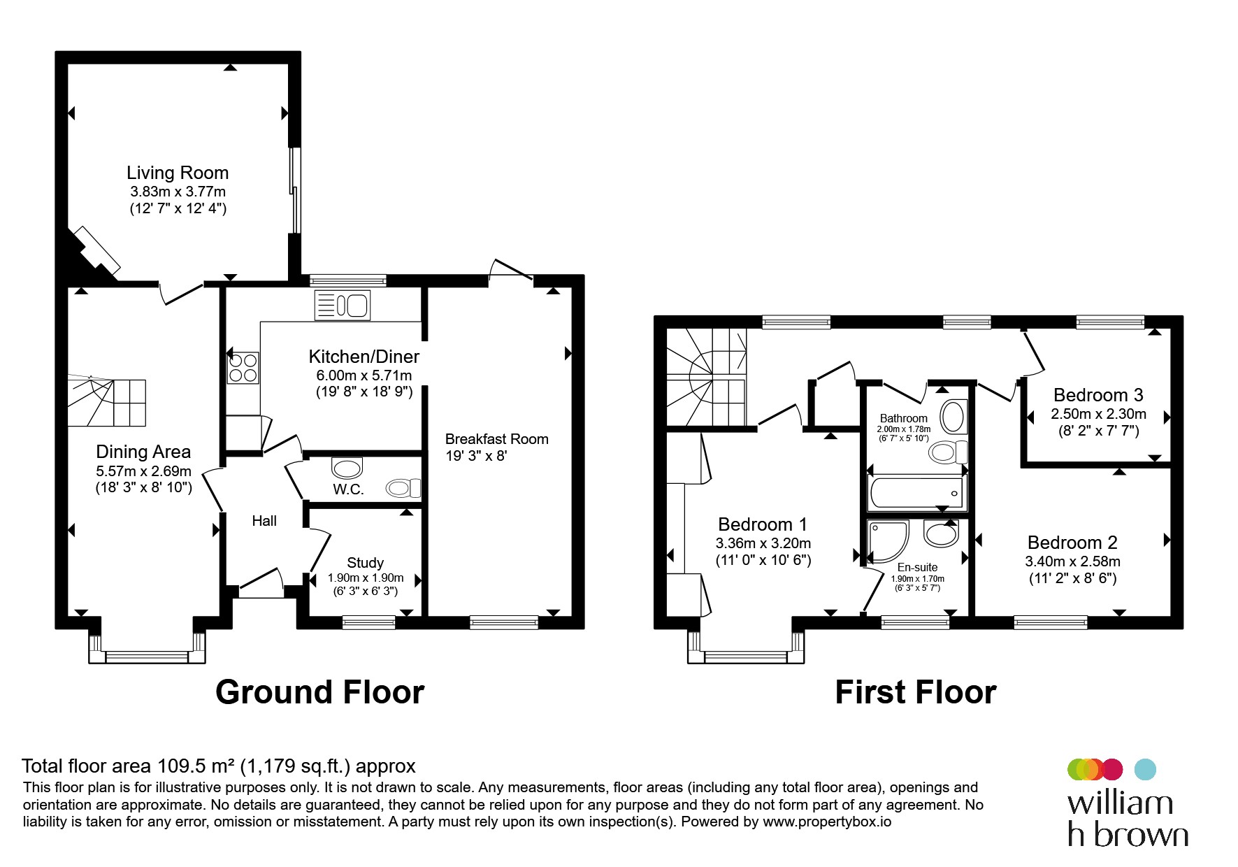44, Chatsworth Drive, Wellingborough floorplan