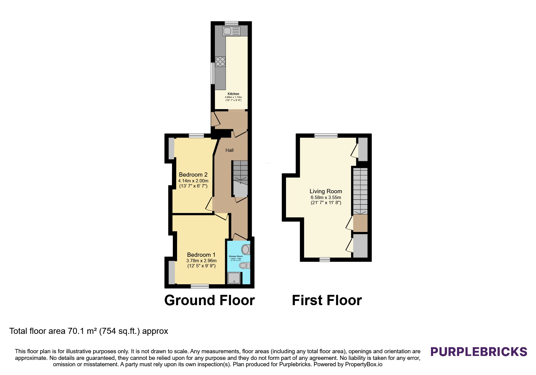 53, Main Street, Broxburn floorplan