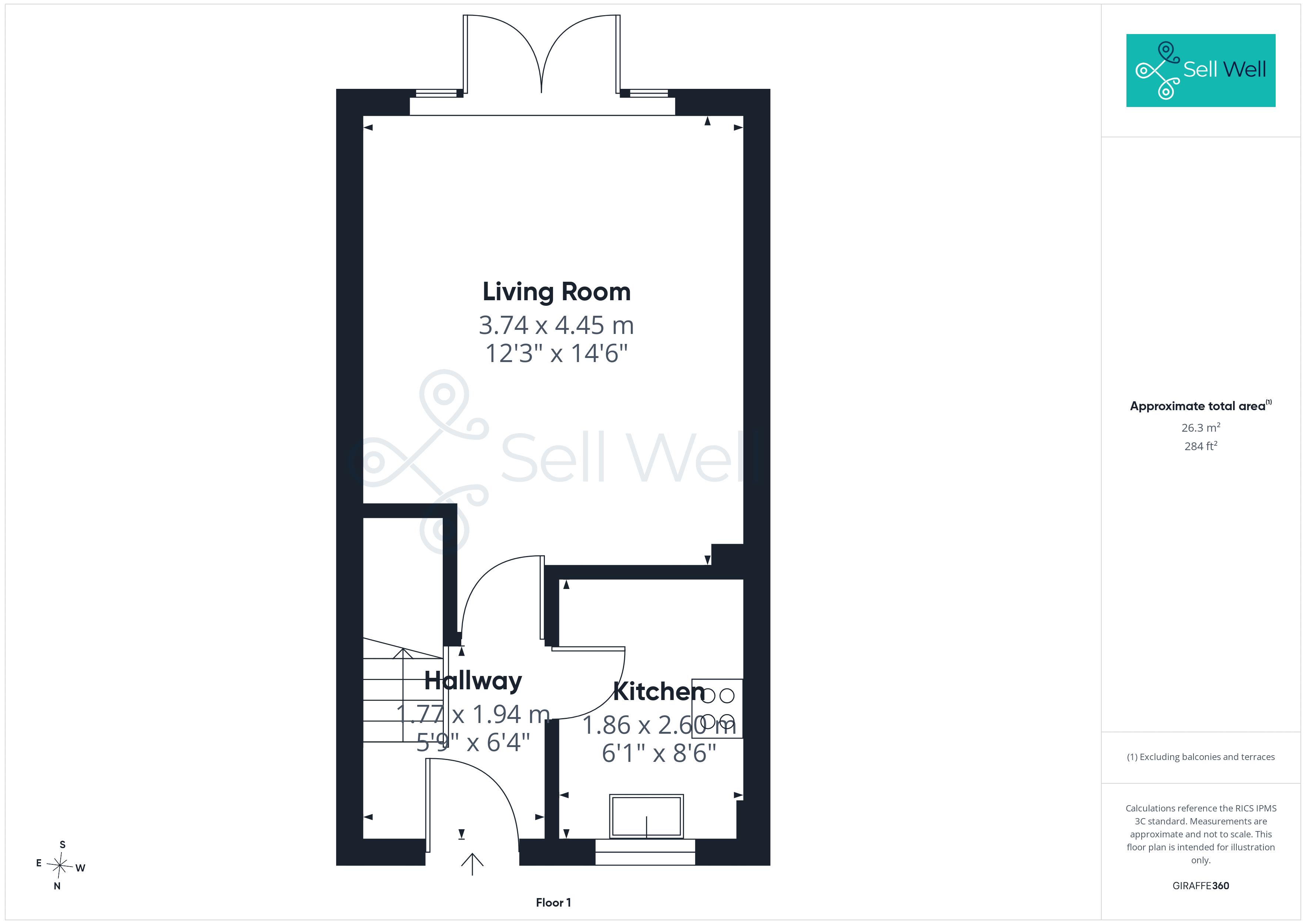 31, Brackley Street, Manchester floorplan