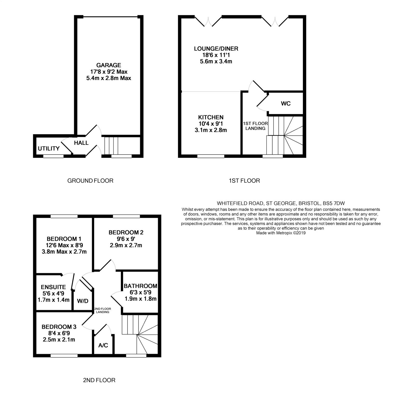 3 Bedrooms Town house for sale in Whitefield Road, St George BS5