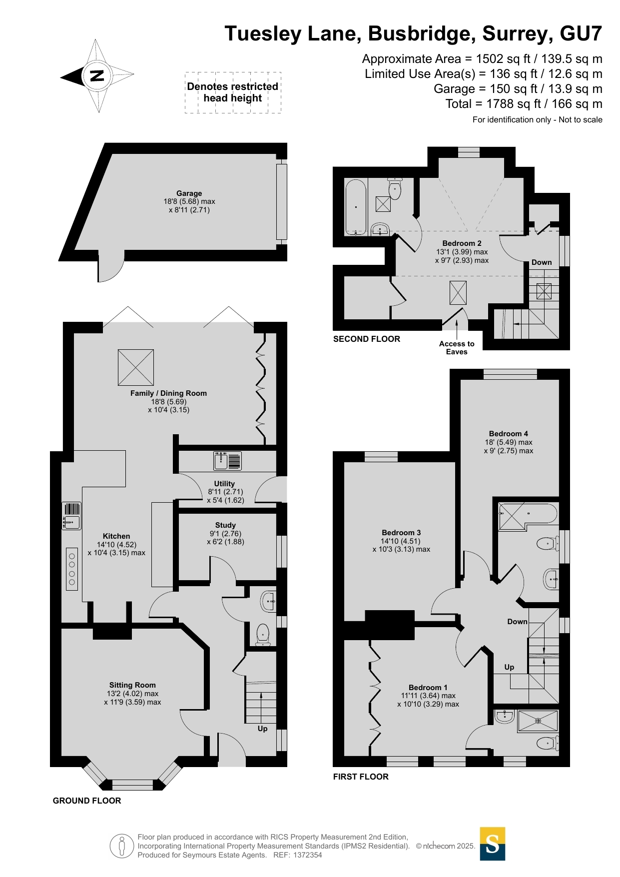 Beaupark,, Tuesley Lane, Godalming floorplan