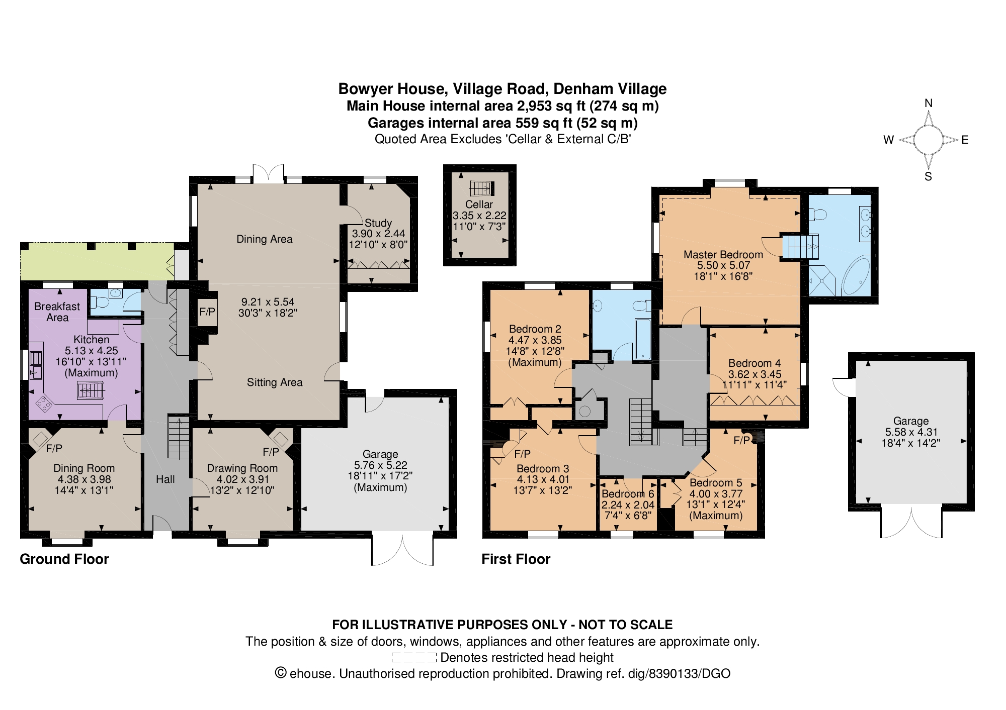 Village Road, Denham Village, Buckinghamshire UB9, 6 bedroom detached