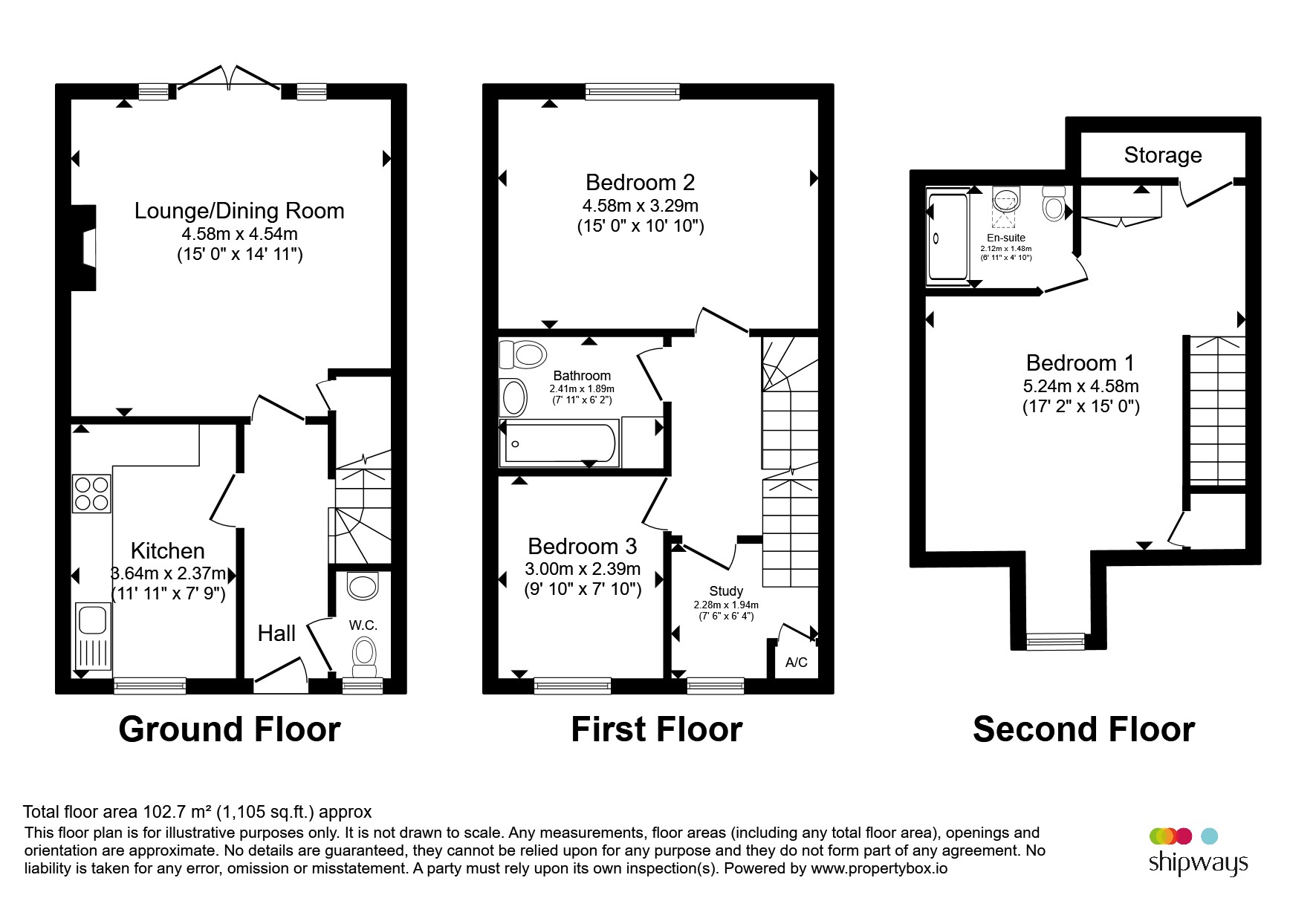 23, Stonechat Road, Rugby floorplan
