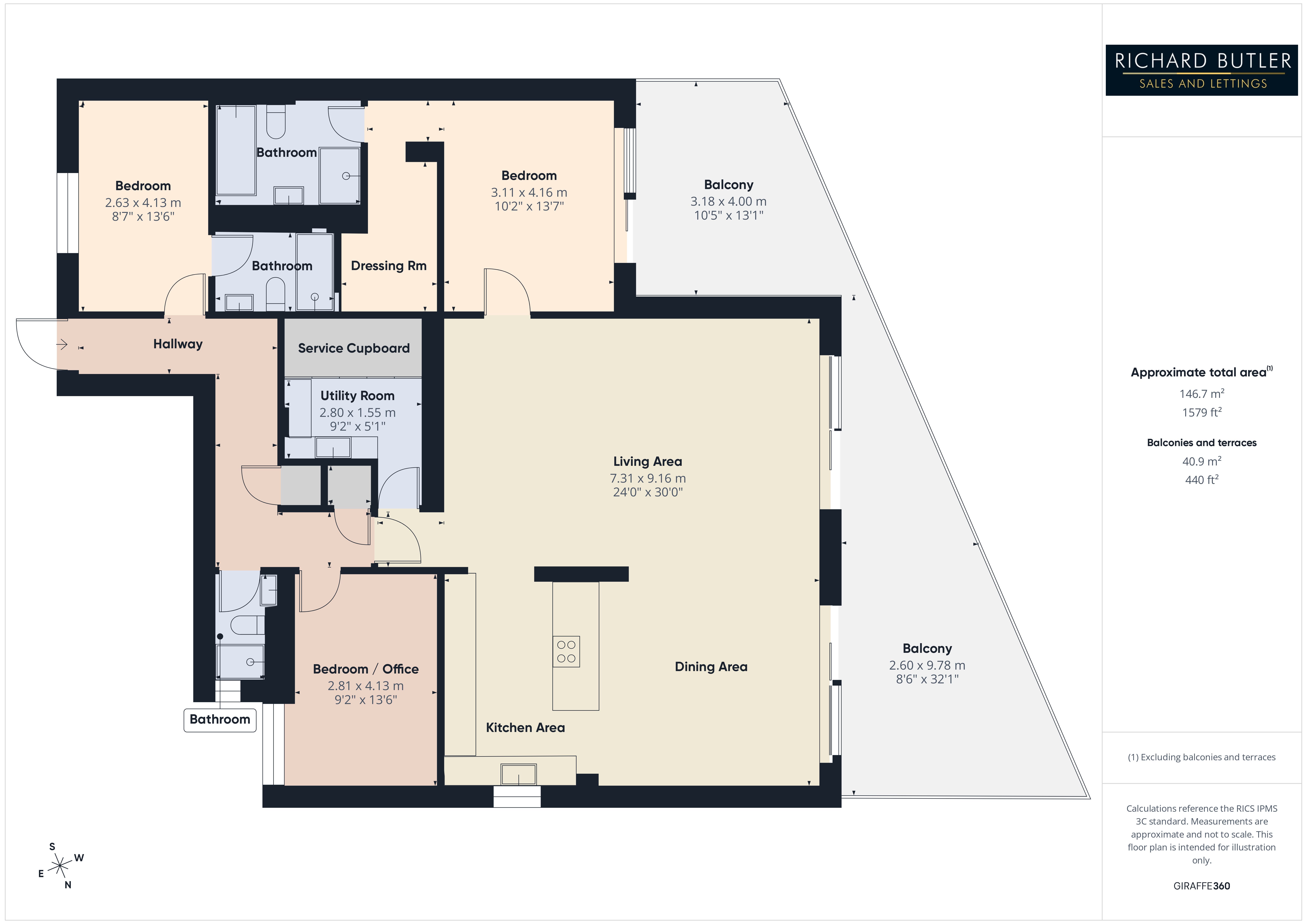 2, The View, Ross On Wye floorplan
