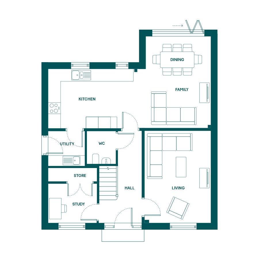 Off Green Lane, Yarm floorplan