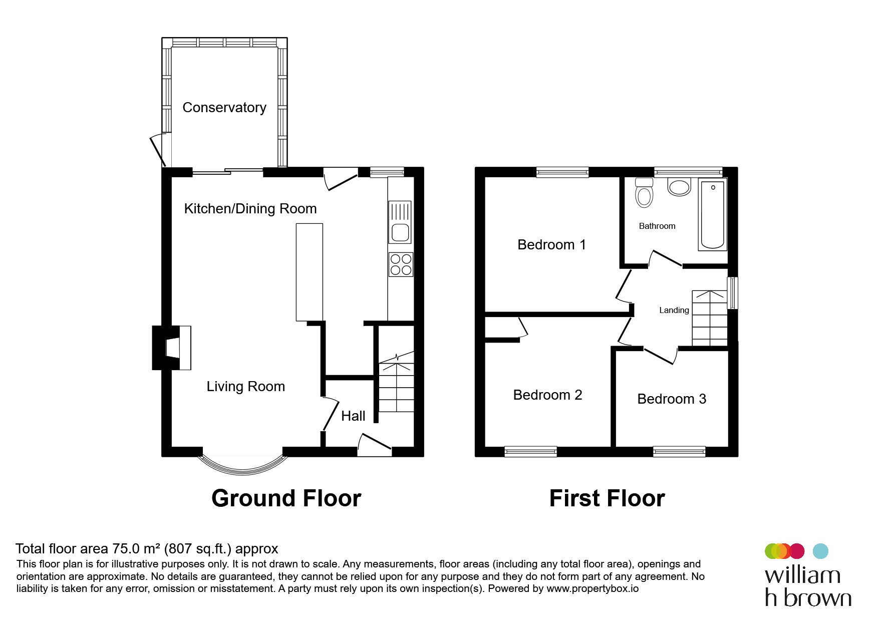 2, Westbourne Crescent, Pontefract floorplan