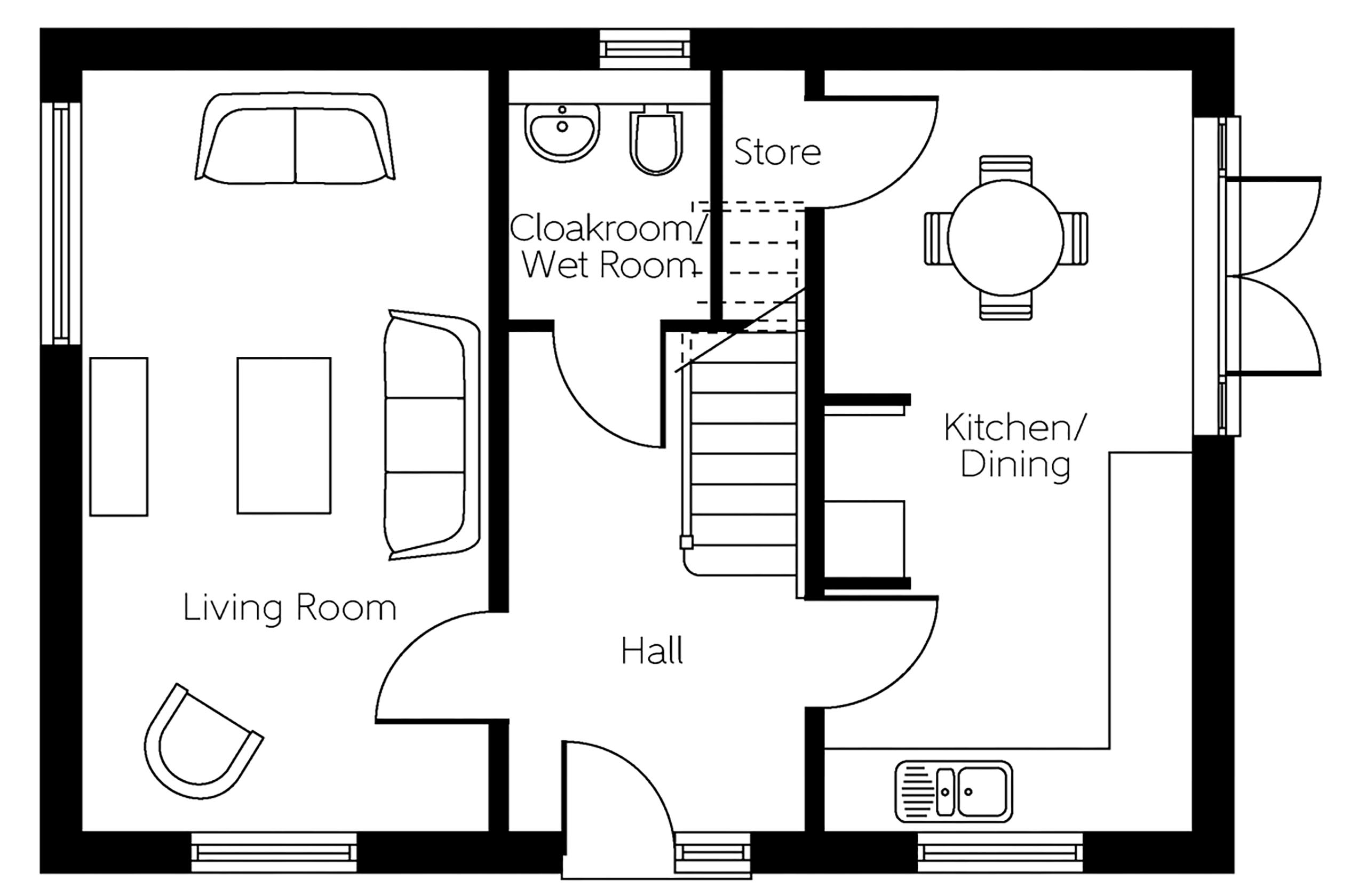 135, Golborne Road, Winwick floorplan