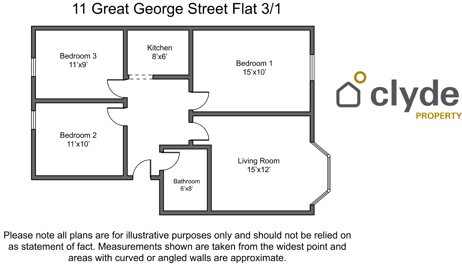 Great George Street, Glasgow floorplan