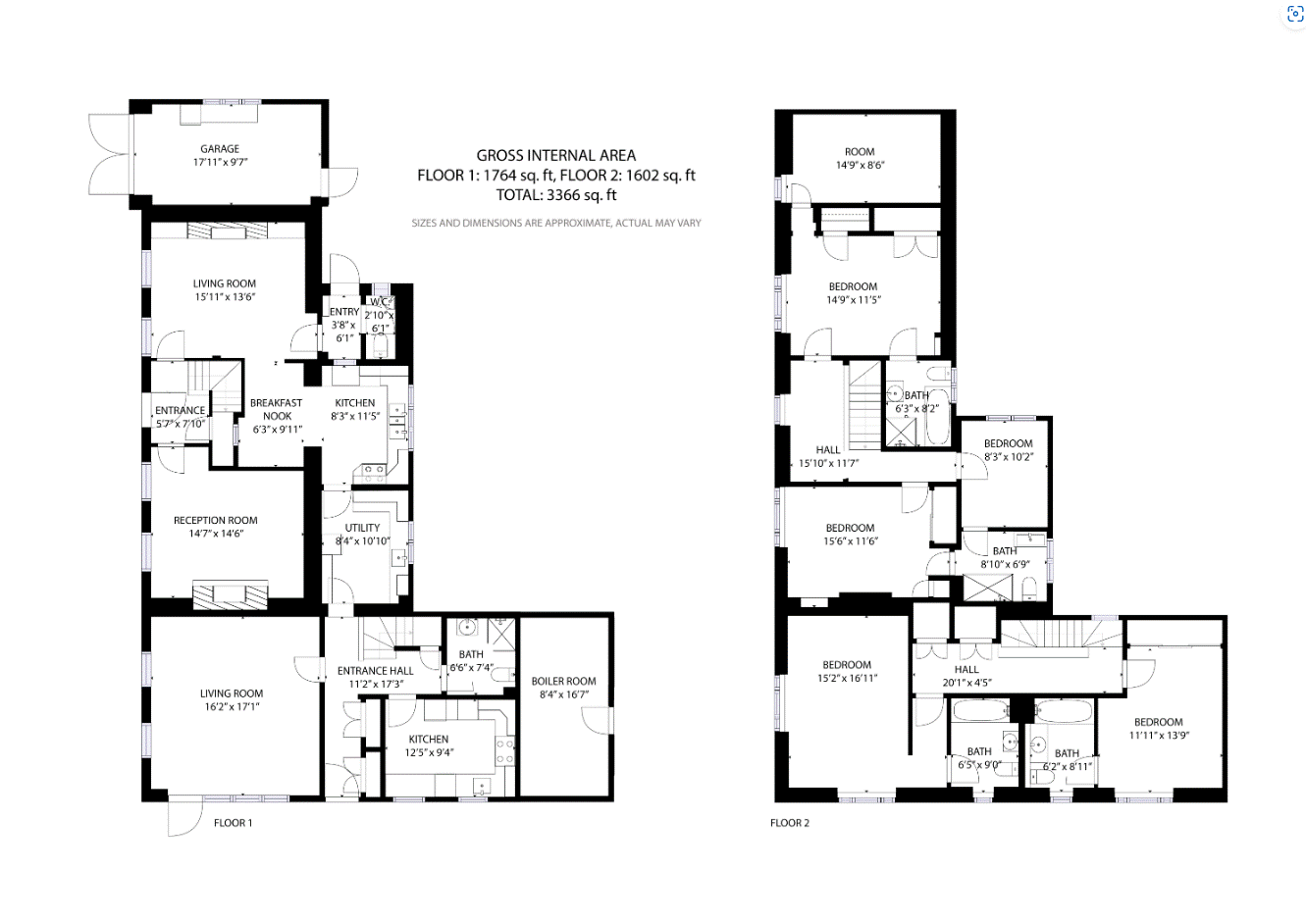 Genee Cottage, St Lawrence floorplan