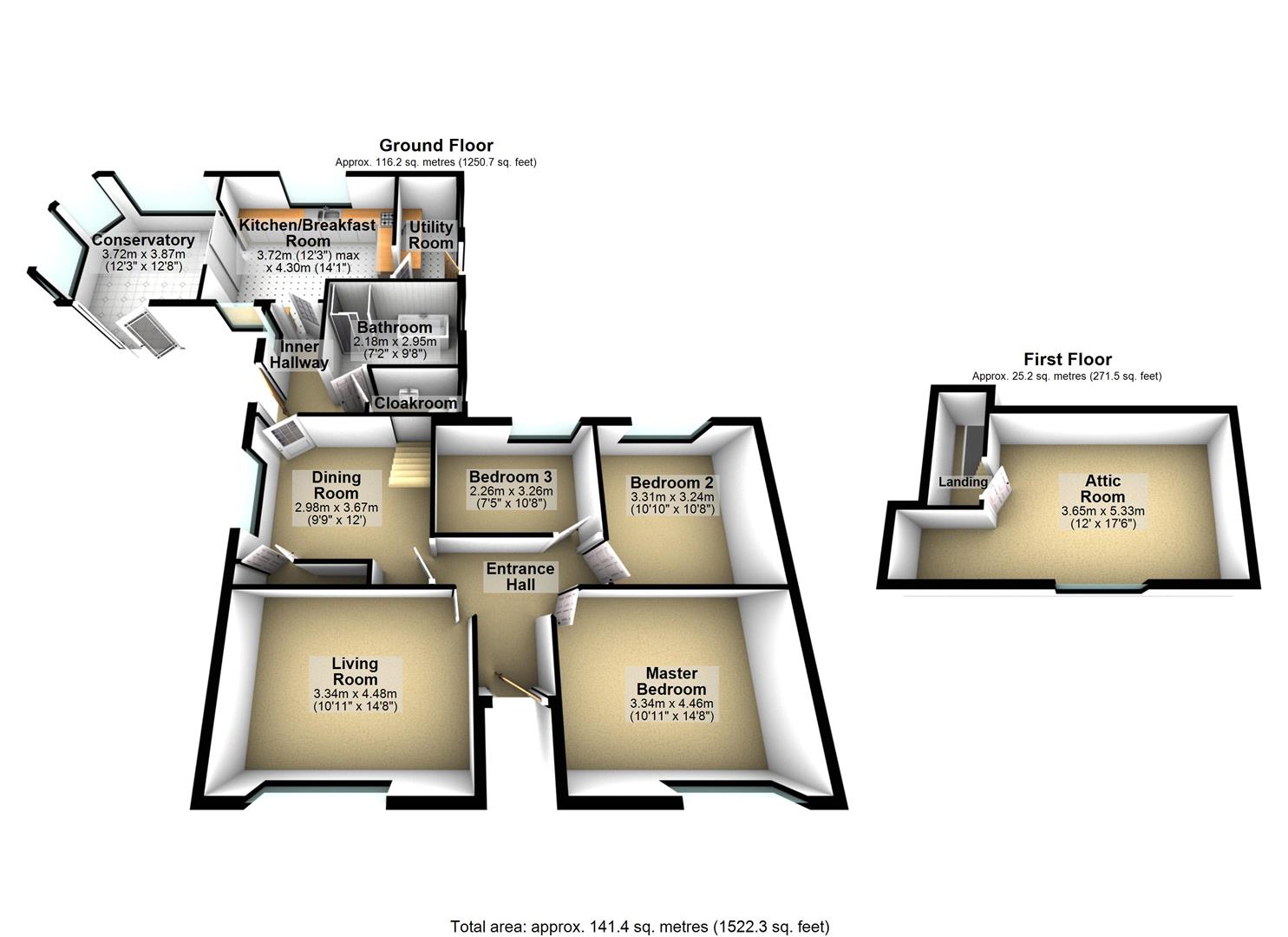Highbury,, Hereford floorplan