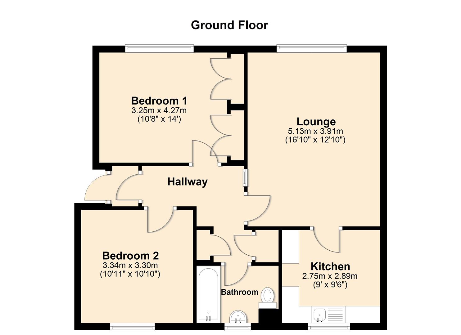 6 Minster Court, Holderness Road, Hull floorplan