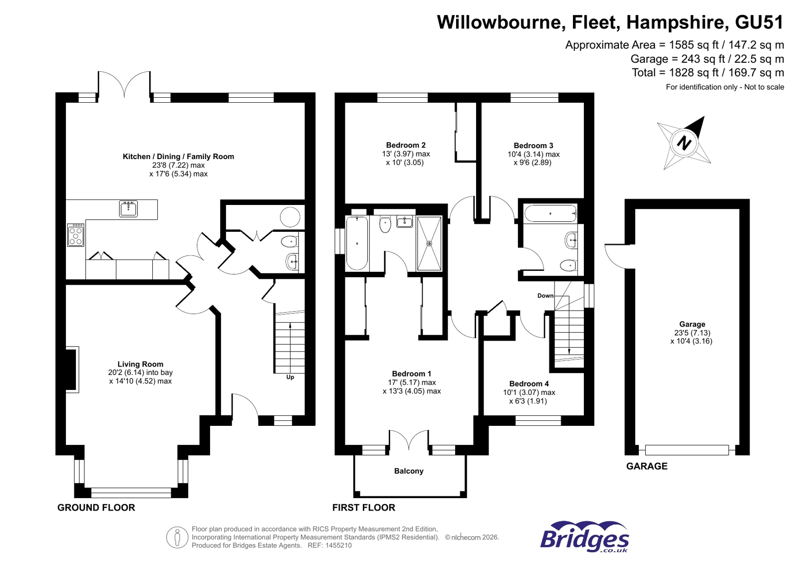 32, Willowbourne, Hampshire floorplan