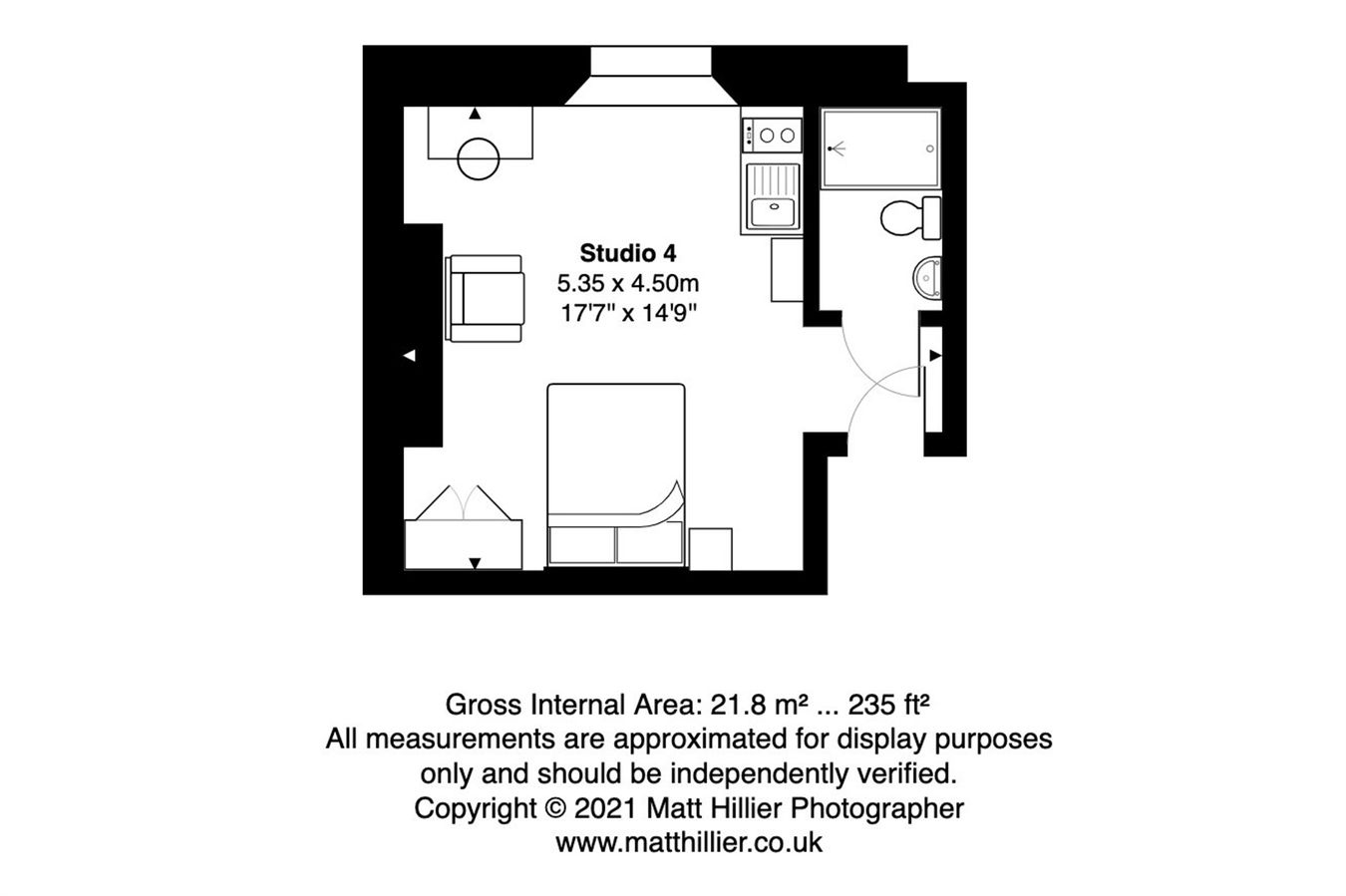 4 25, John Street, City Centre, Sunderland floorplan
