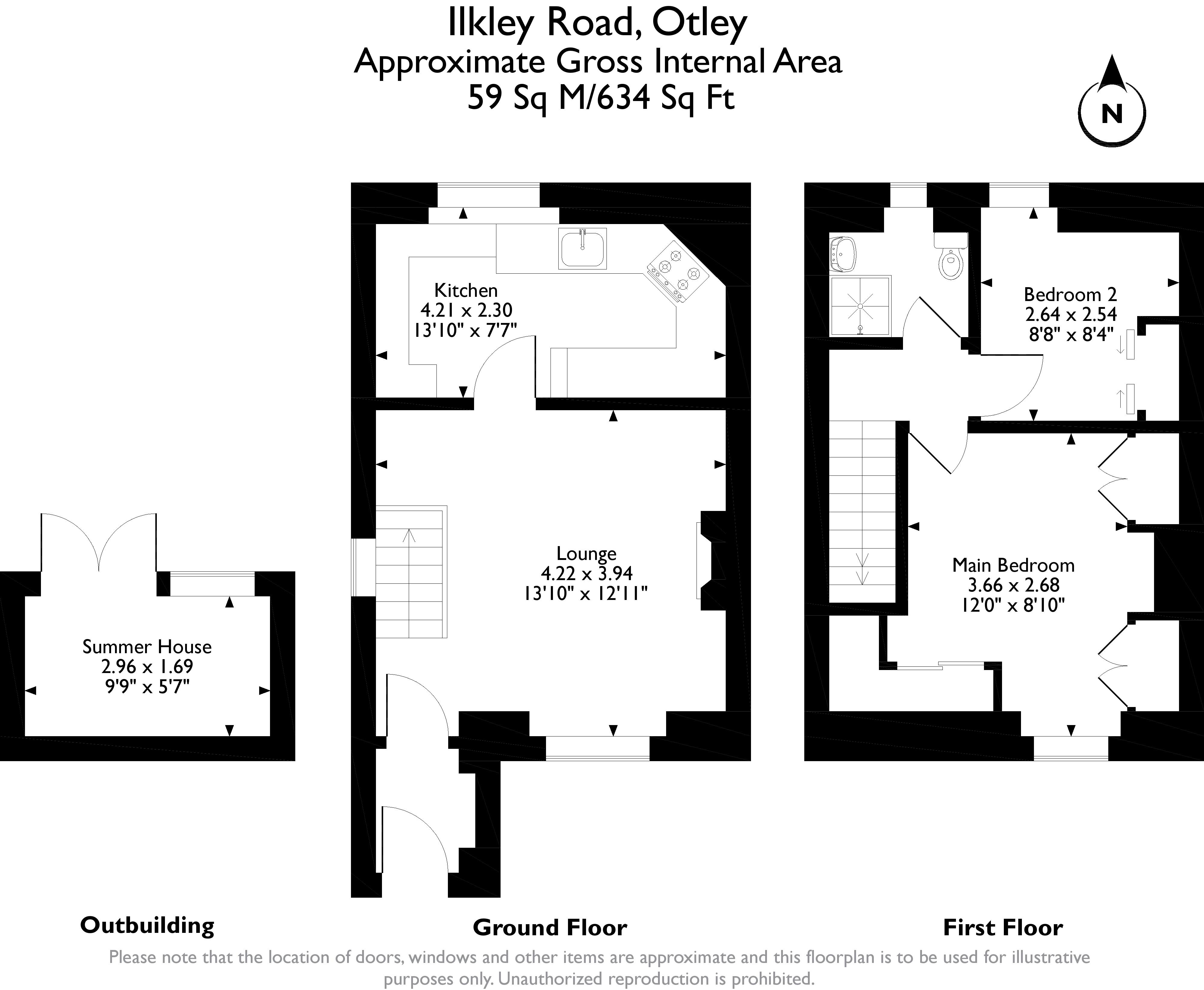 2 Bedrooms End terrace house for sale in Ilkley Road, Otley LS21