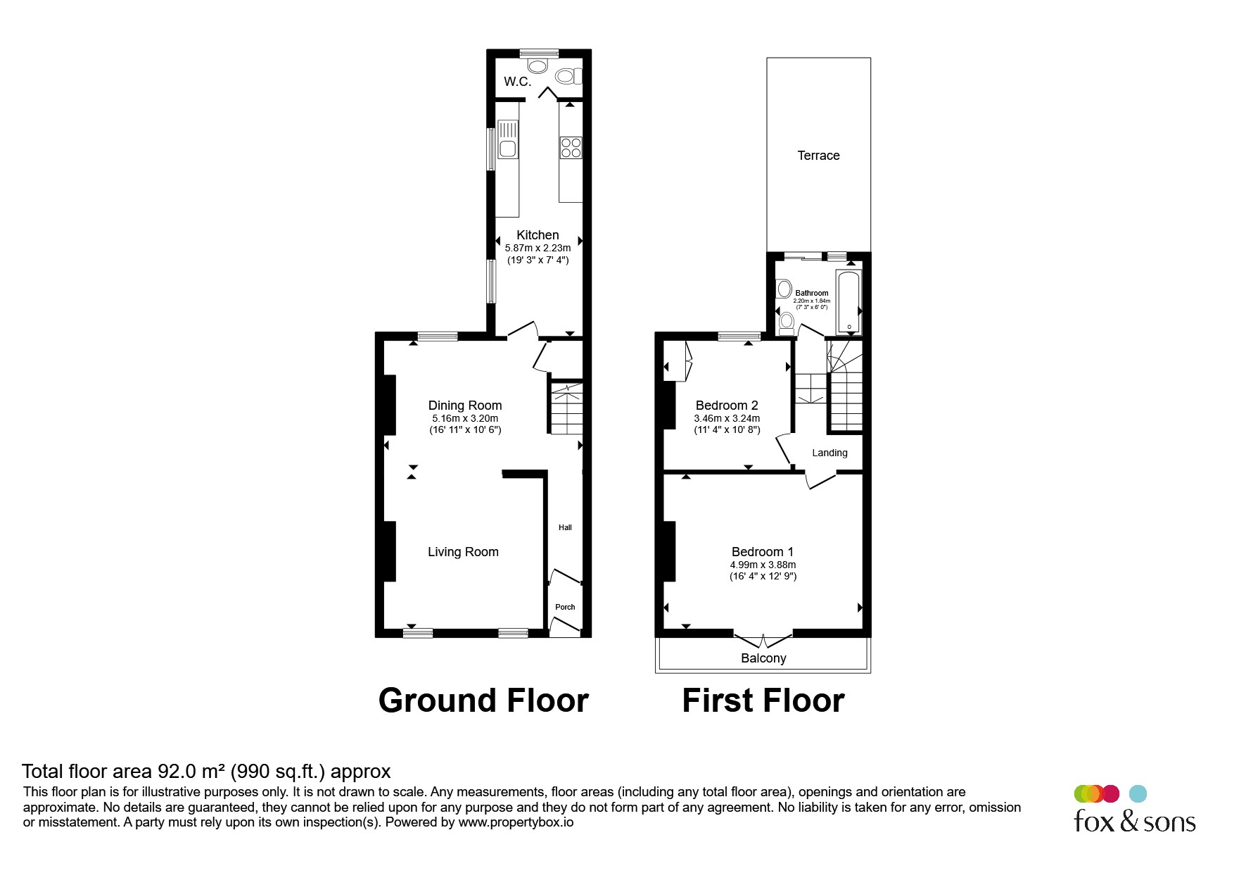 Ground And First Floor Maisonette, 41, Russell Square, Brighton floorplan