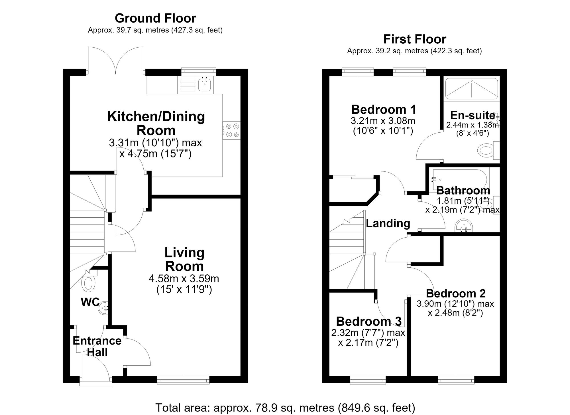 15 Braeburn Drive, Warrington floorplan