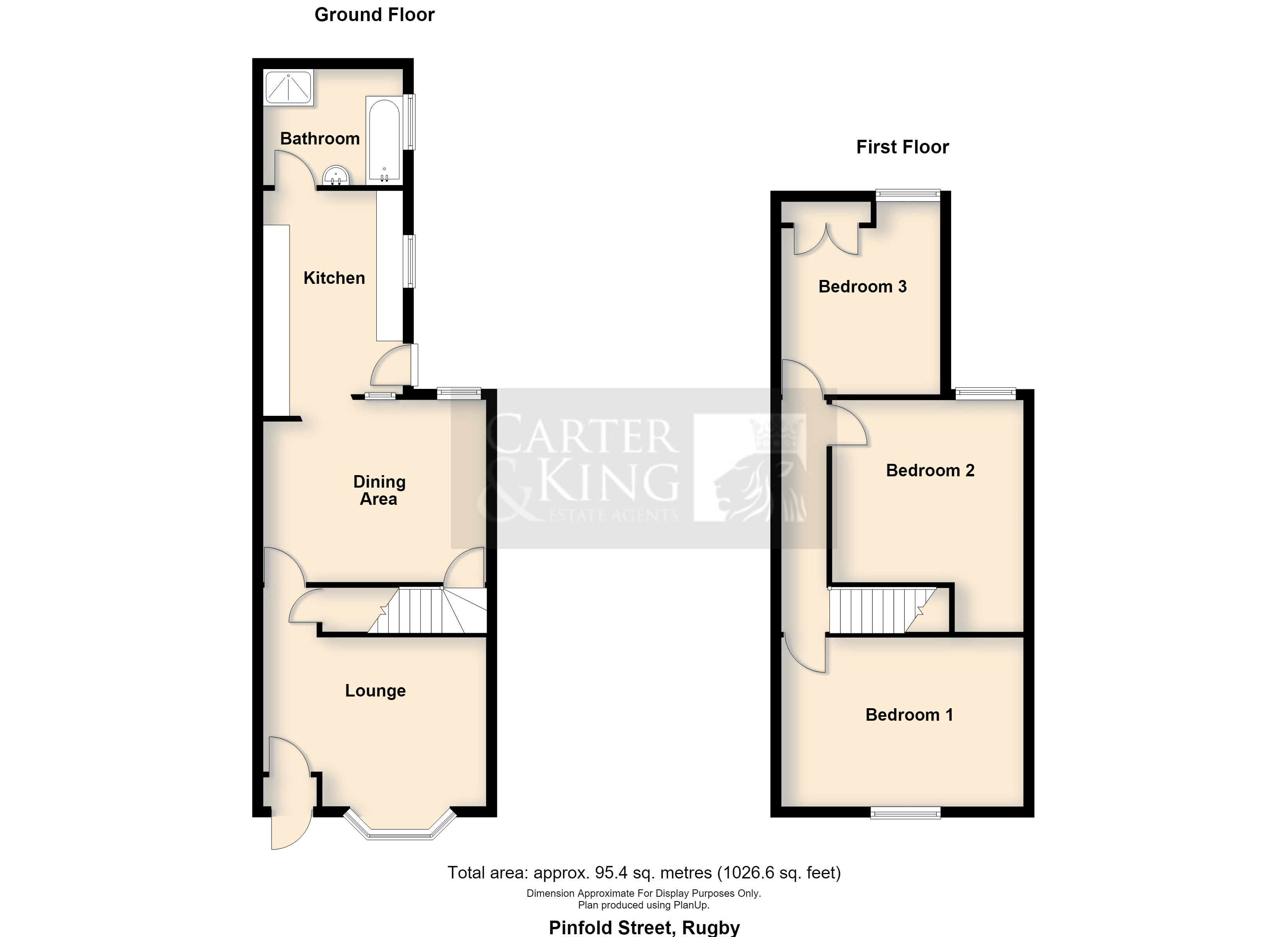 51, Pinfold Street, Rugby floorplan