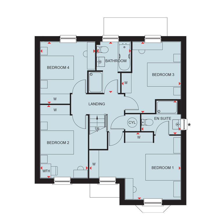 H831567, Baffin Way, Brough floorplan