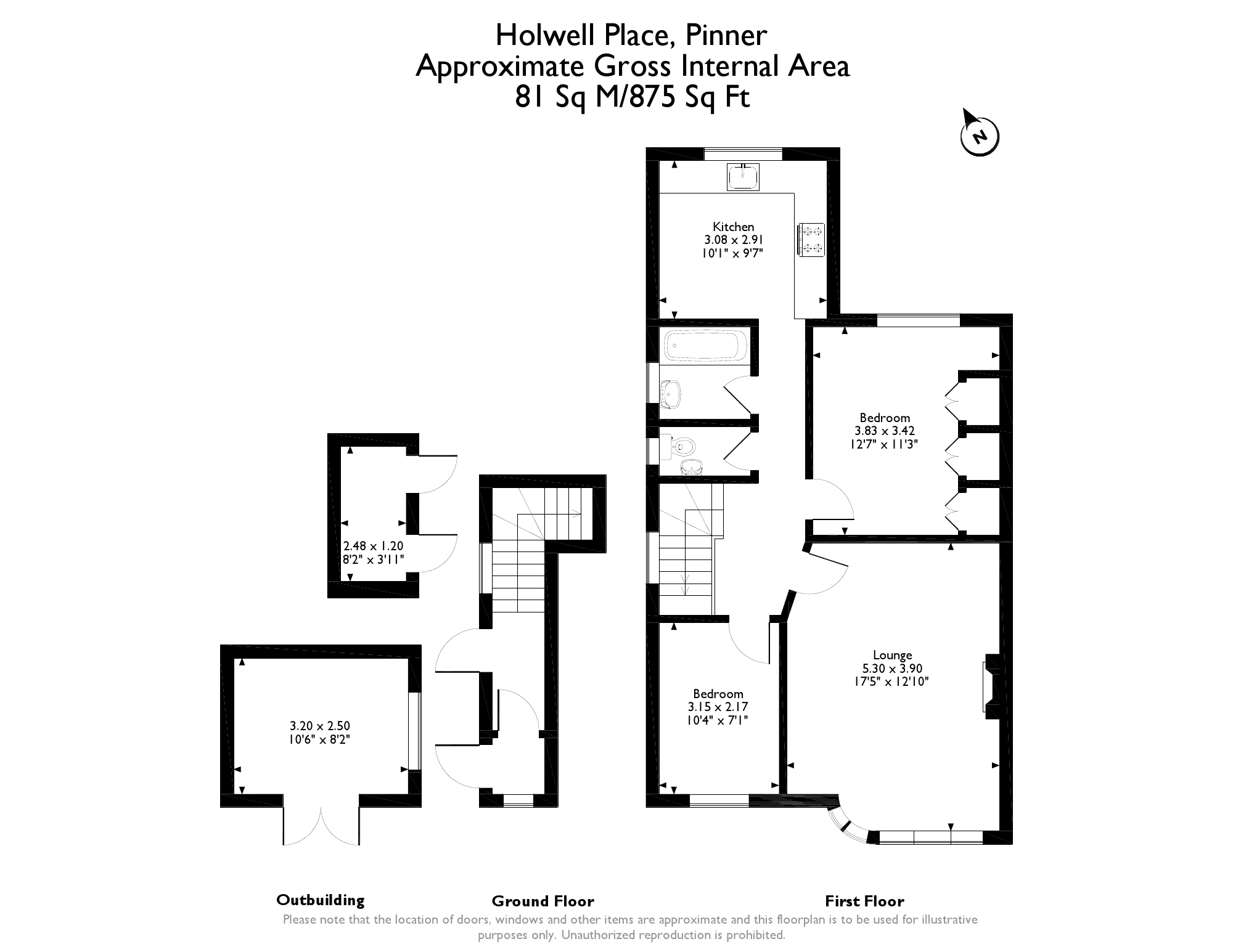 2 Bedrooms Maisonette for sale in Holwell Place, Pinner, Middlesex HA5