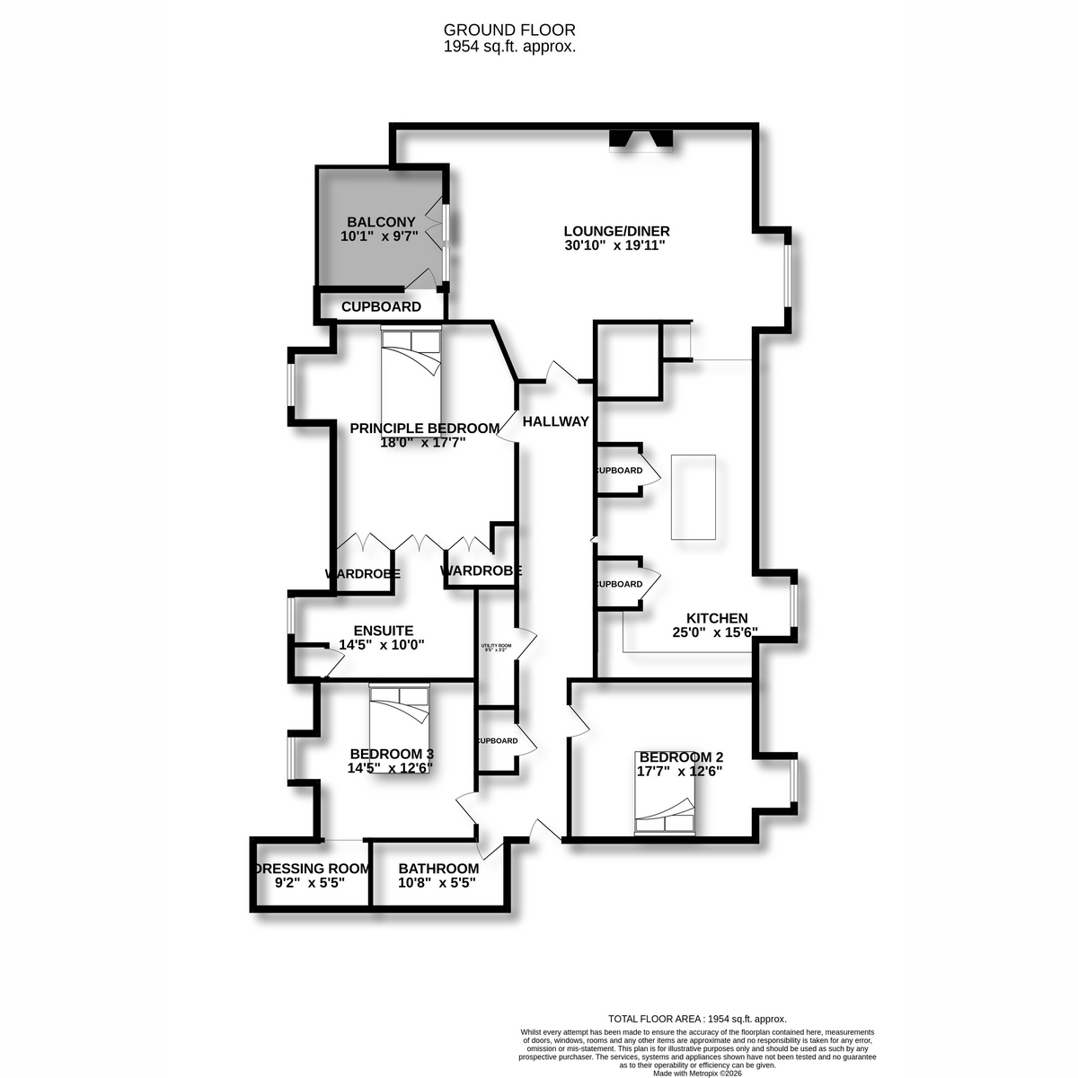 Flat FLAT 34, SOUTHSIDE, 260 - 280, Leigh Road, Leigh-on-sea floorplan