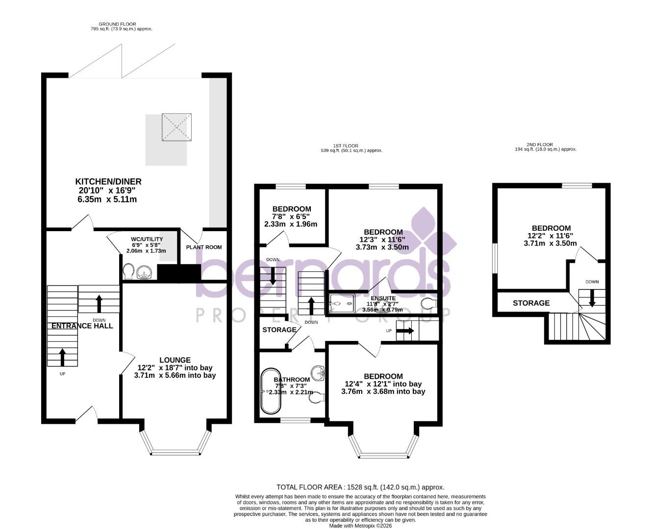 4A, Spencer Road, Southsea floorplan