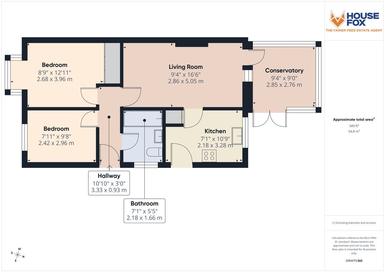 25, Axe Close, Weston-Super-Mare floorplan