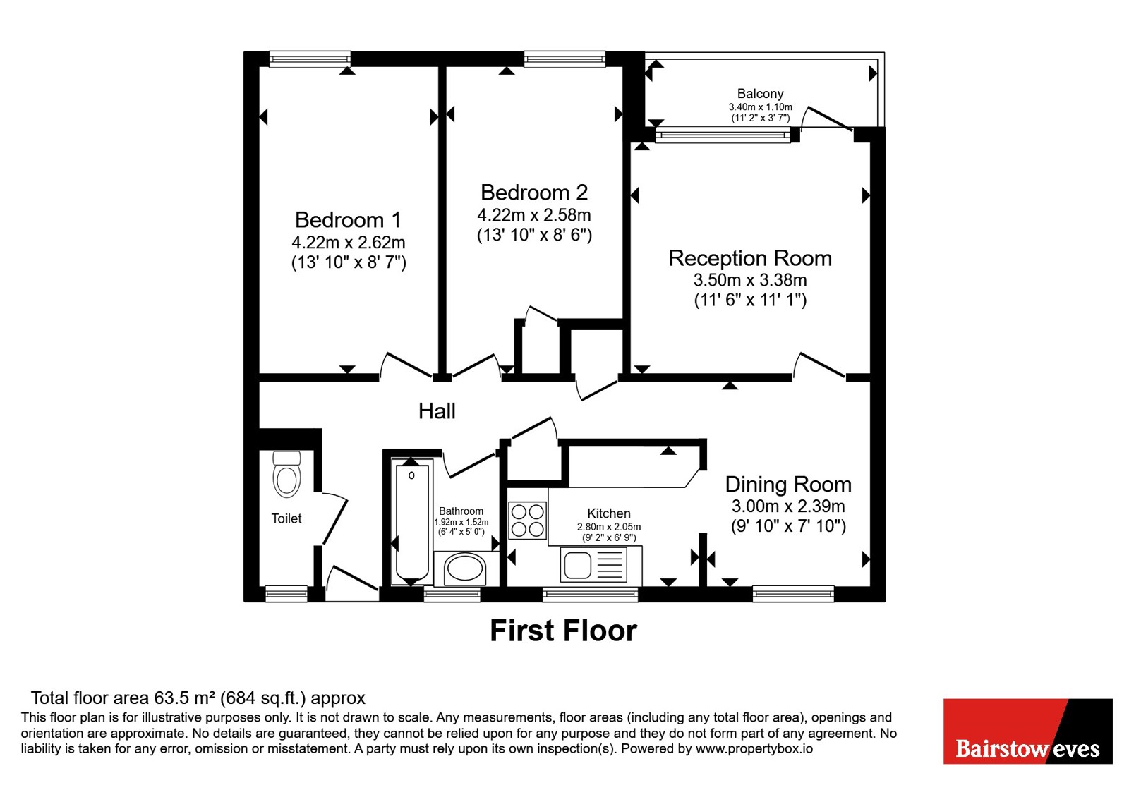 13, Watford Close, London floorplan