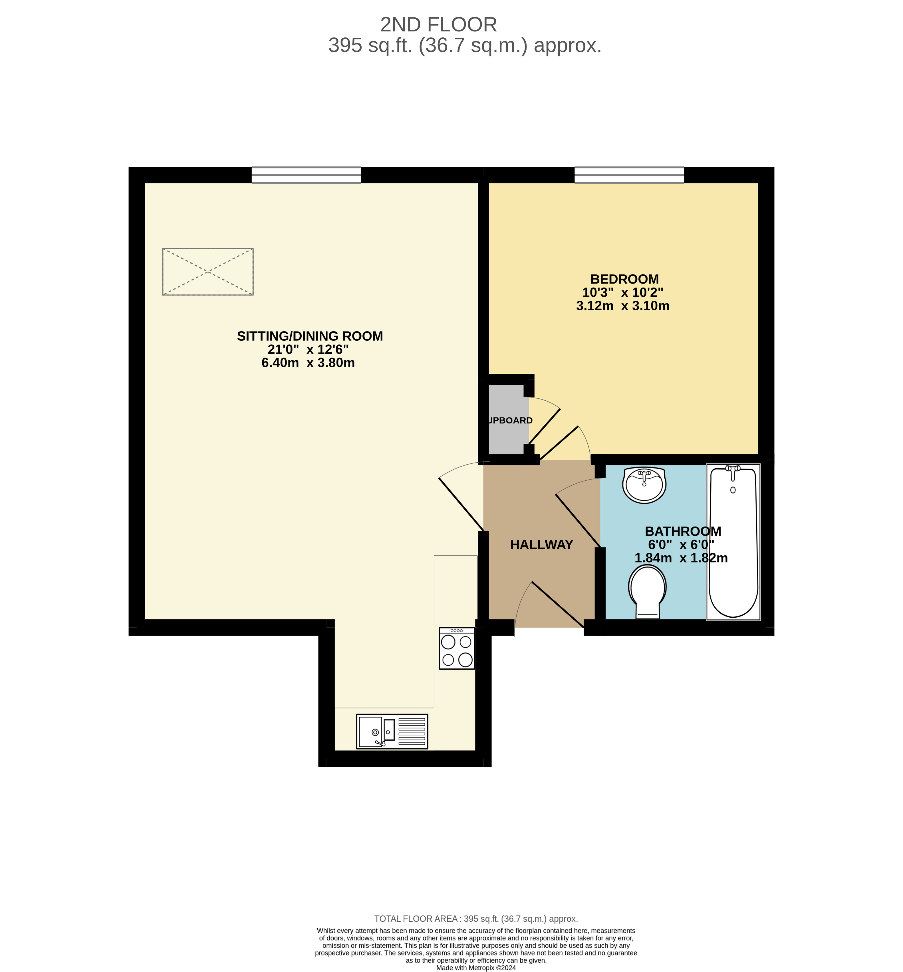 14 Copper Beeches House, 72, Lower Northam Road, Southampton floorplan